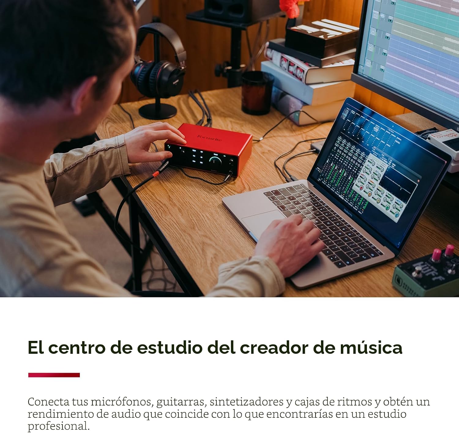INTERFAZ DE AUDIO FOCUSRITE SCARLETT 4I4 4ª GENERACIÓN USB-C - 5