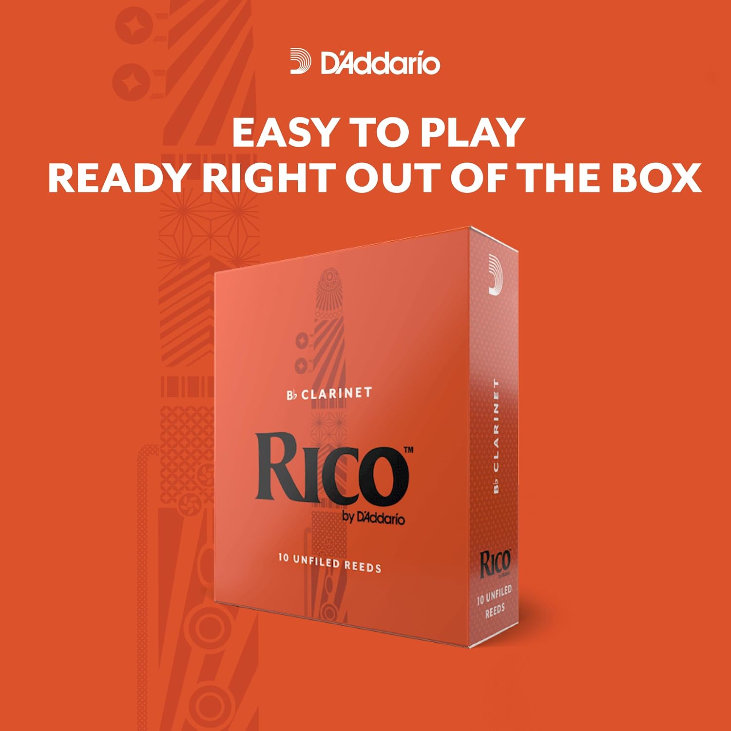 CAÑA DE CLARINETE BB D'ADDARIO RICO 3.5, PAQUETE DE 25 - 4