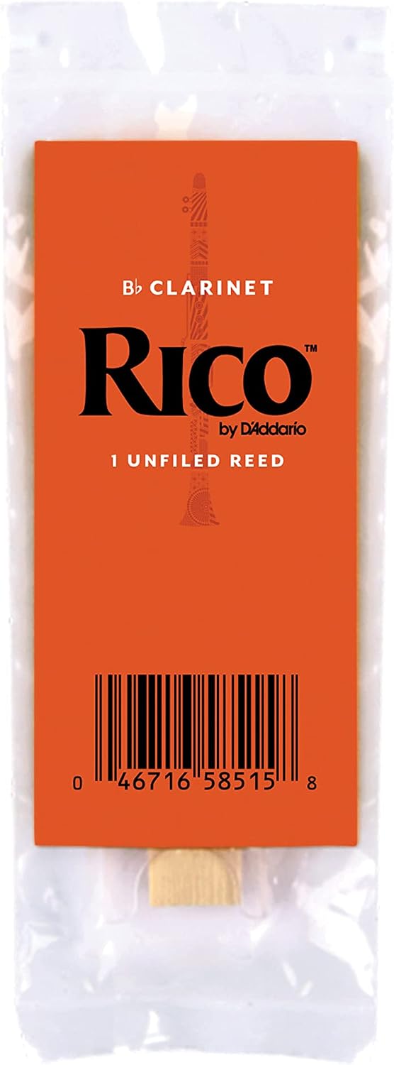 CAÑAS D'ADDARIO RICO PARA CLARINETE BB, FUERZA 2.5, PAQUETE DE 50 - 2