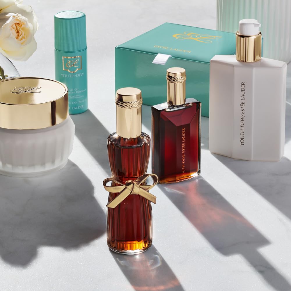 PERFUME ESTÉE LAUDER YOUTH-DEW EAU DE PARFUM CON NOTAS DE ROSA, ESPECIAS Y PACHULÍ - 4