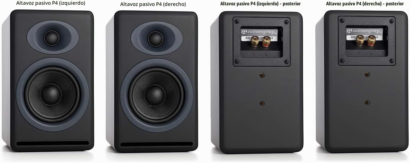 PARLANTES AUDIOENGINE P4 PASIVOS DE ESTANTERÍA COMPACTOS - 3