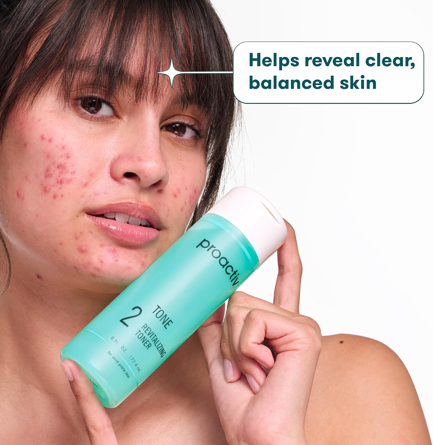 TĂNICO FACIAL REVITALIZANTE PROACTIV SIN ALCOHOL PARA PIEL PROPENSA AL ACNĂ 6 FL OZ - 4