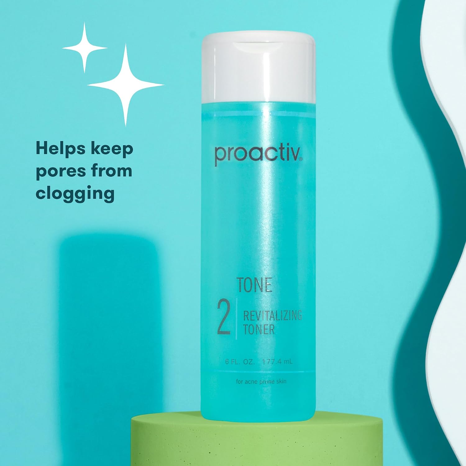 TĂNICO FACIAL REVITALIZANTE PROACTIV SIN ALCOHOL PARA PIEL PROPENSA AL ACNĂ 6 FL OZ - 5