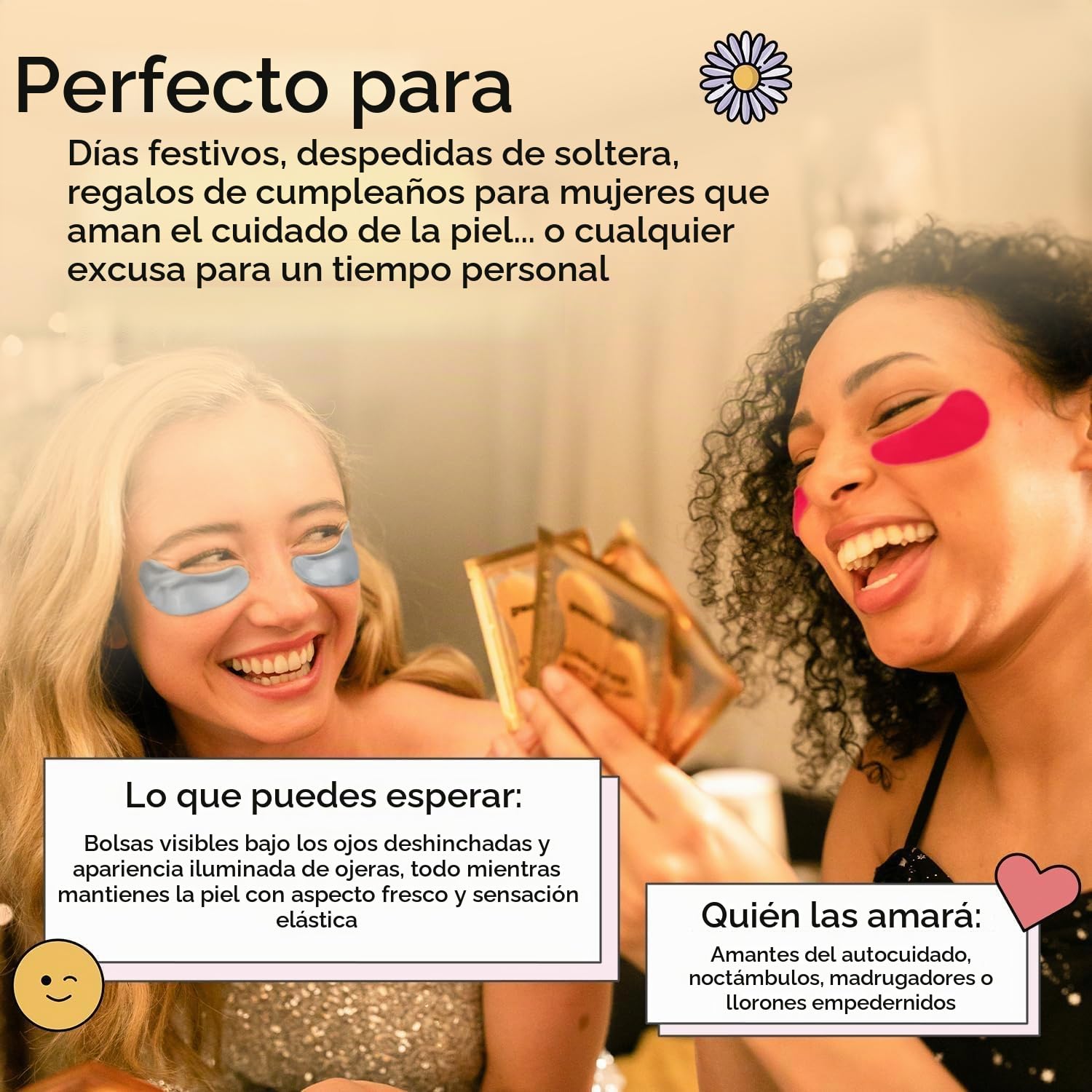 MASCARILLA PARA CONTORNO DE OJOS GRACE Y STELLA UNDER EYE PATCHES, SET DE 36 PARCHES - 3