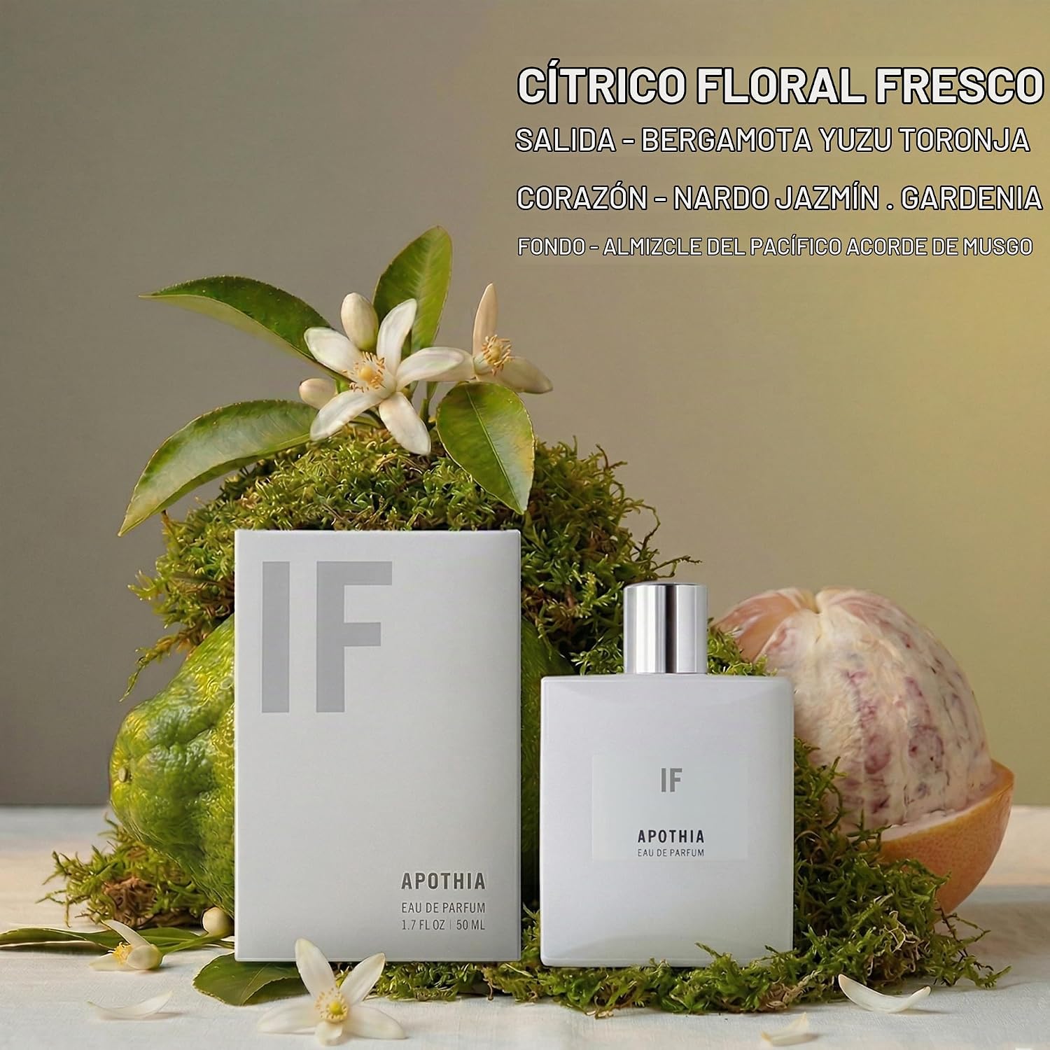 PERFUME APOTHIA IF EAU DE PARFUM 50ML FLORAL BLANCO PARA MUJER - 2