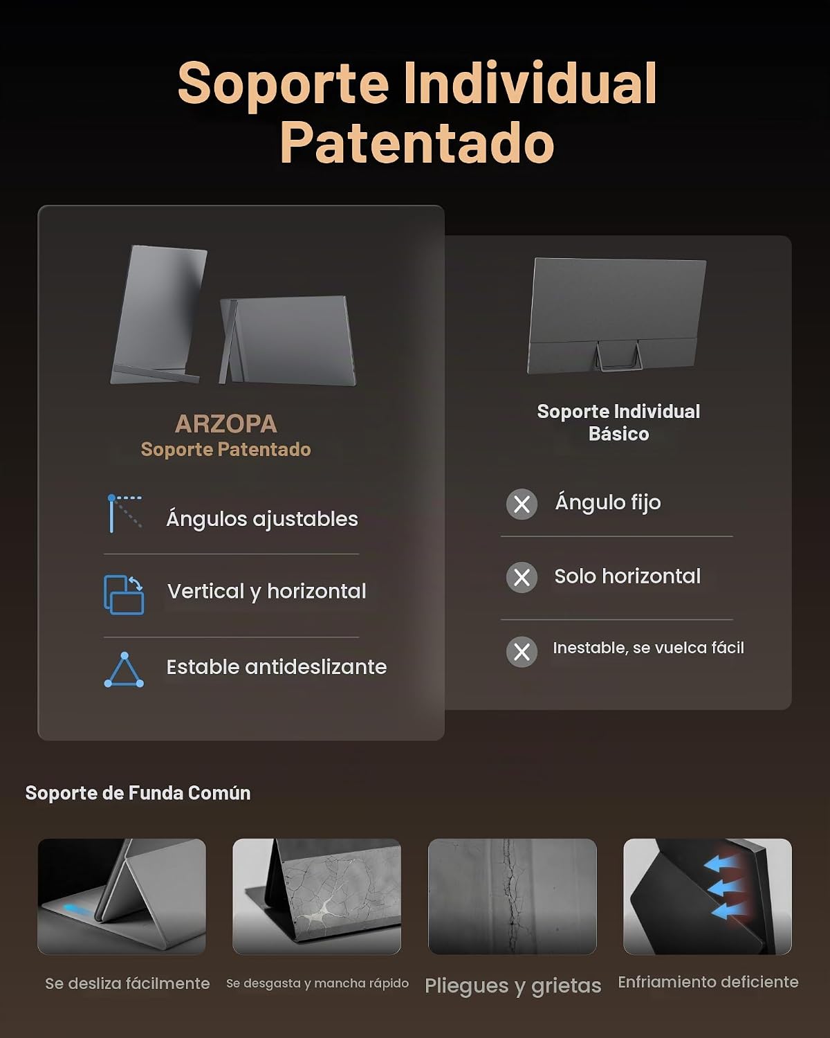 MONITOR PORTÁTIL ARZOPA 16.1' 180HZ 2.5K QHD 2560X1440 - 5