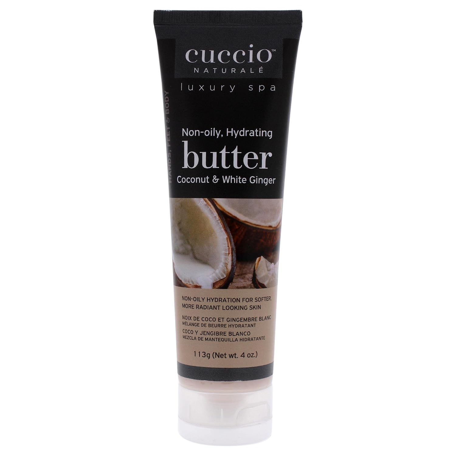 CREMA CORPORAL CUCCIO NATURALE BUTTER BLENDS COCO Y JENGIBRE BLANCO 118 ML - 1