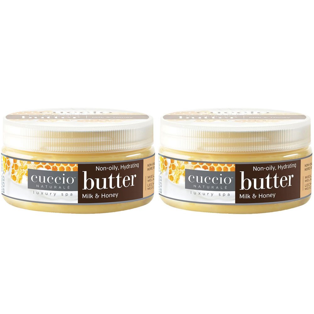 CREMA HIDRATANTE CUCCIO NATURALE BUTTER BLEND LECHE Y MIEL 8 OZ PACK DE 2 - 1