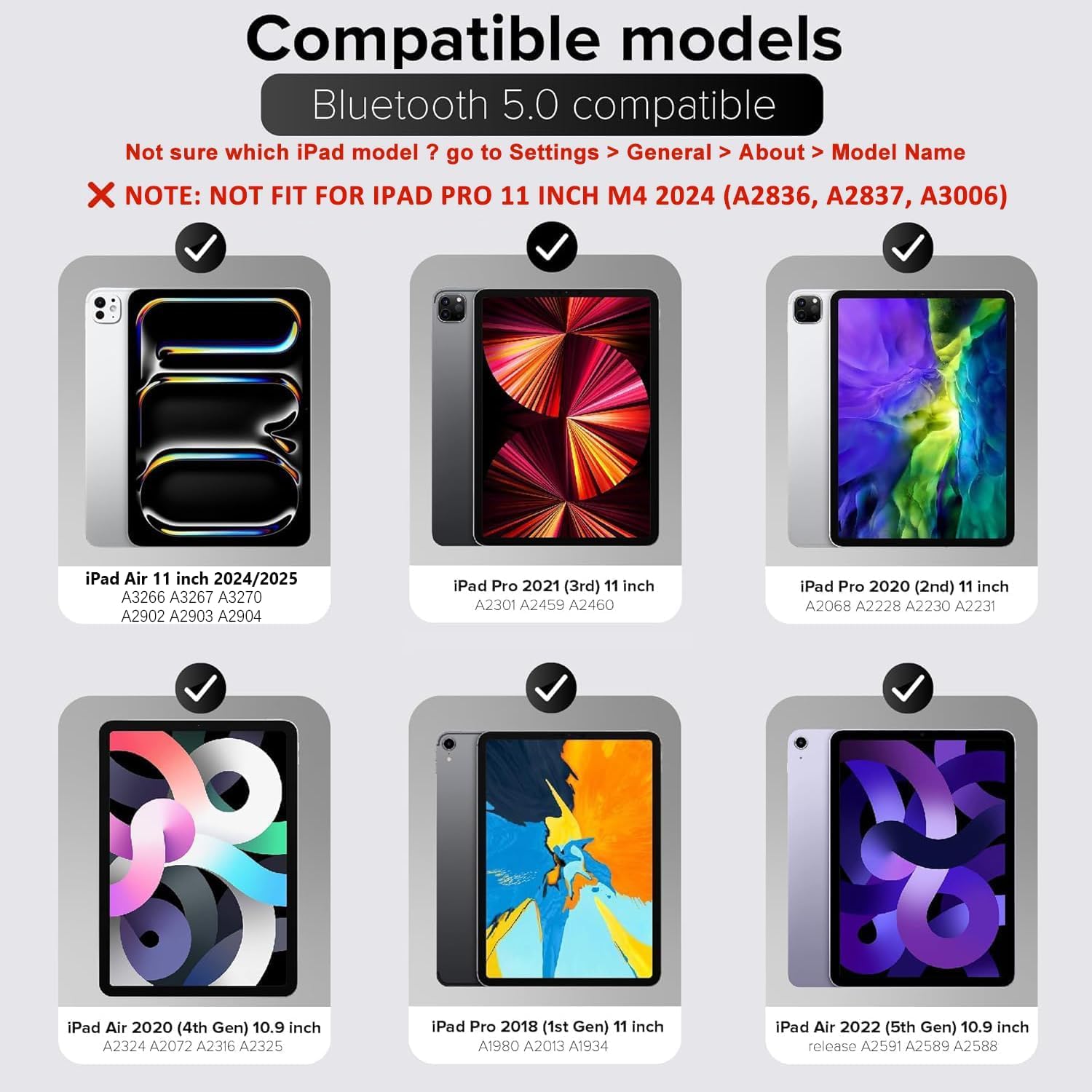 FUNDA CON TECLADO MAGIC KEYBOARD PARA IPAD PRO 11 Y IPAD AIR 11 PULGADAS CON TRACKPAD RETROILUMINADO - 2