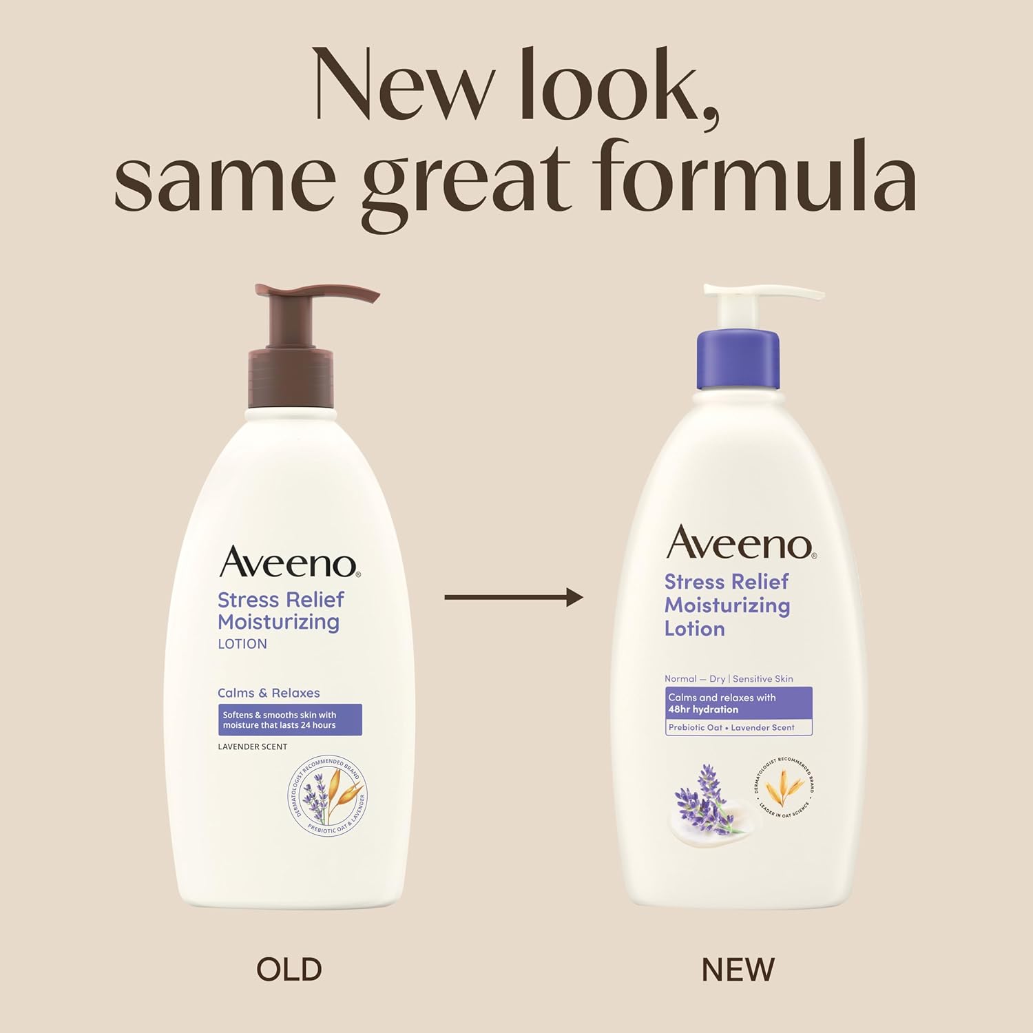 LOCIÓN CORPORAL AVEENO STRESS RELIEF HIDRATANTE AROMA LAVANDA 355ML - 2