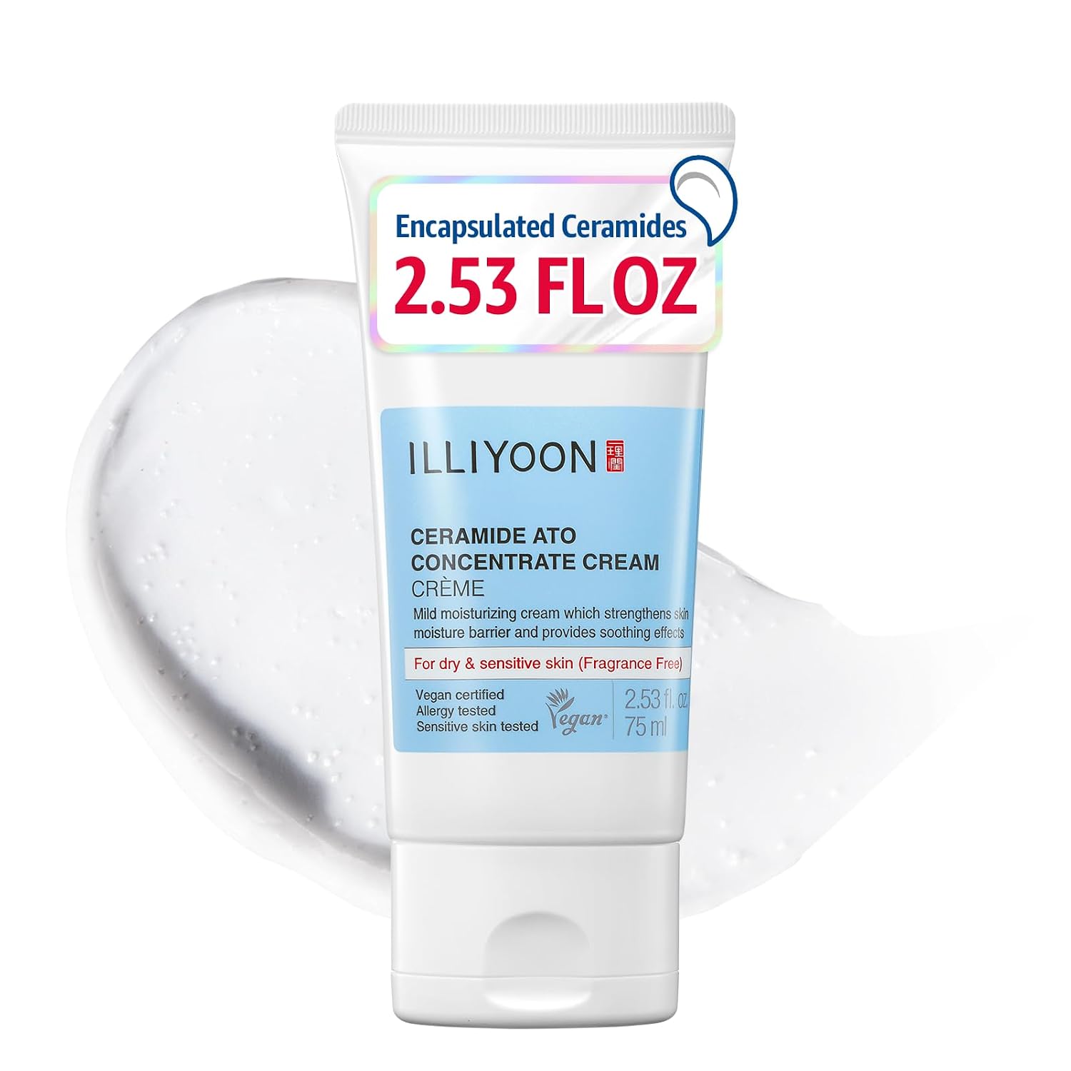 CREMA CONCENTRADA CERAMIDE ATO ILLIYOON HIDRATANTE PARA PIEL SECA Y SENSIBLE 75ML - 1