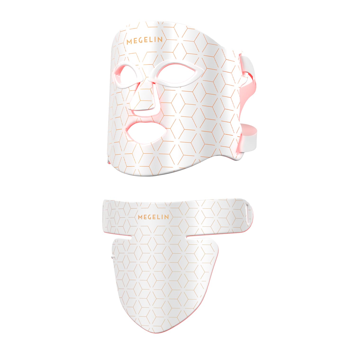 MASCARILLA FACIAL LED MEGELIN 7 COLORES CON TERAPIA DE LUZ ROJA PARA ROSTRO Y CUELLO - 1