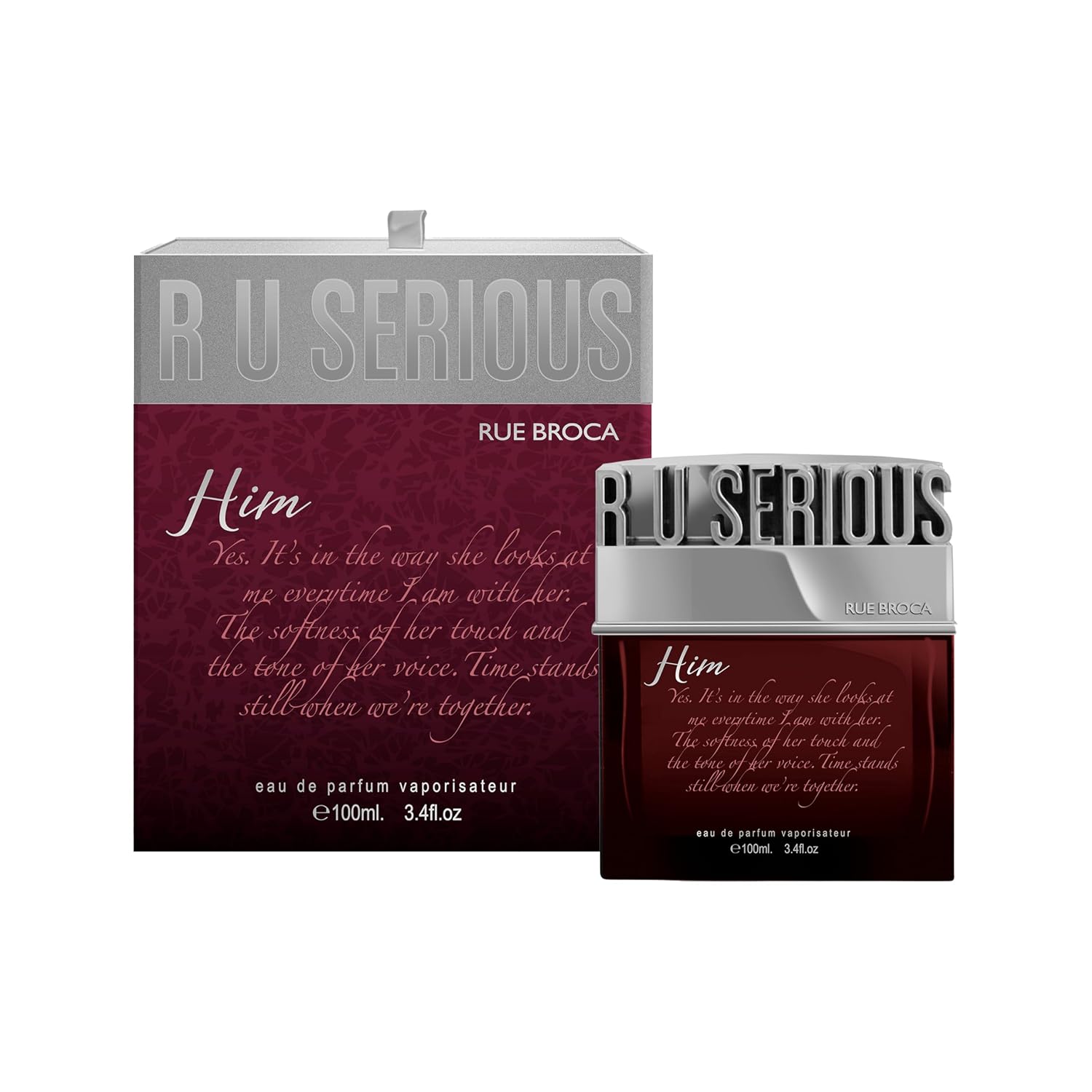 PERFUME RUE BROCA R U SERIOUS HIM EAU DE PARFUM 3.4 FL. OZ - 2