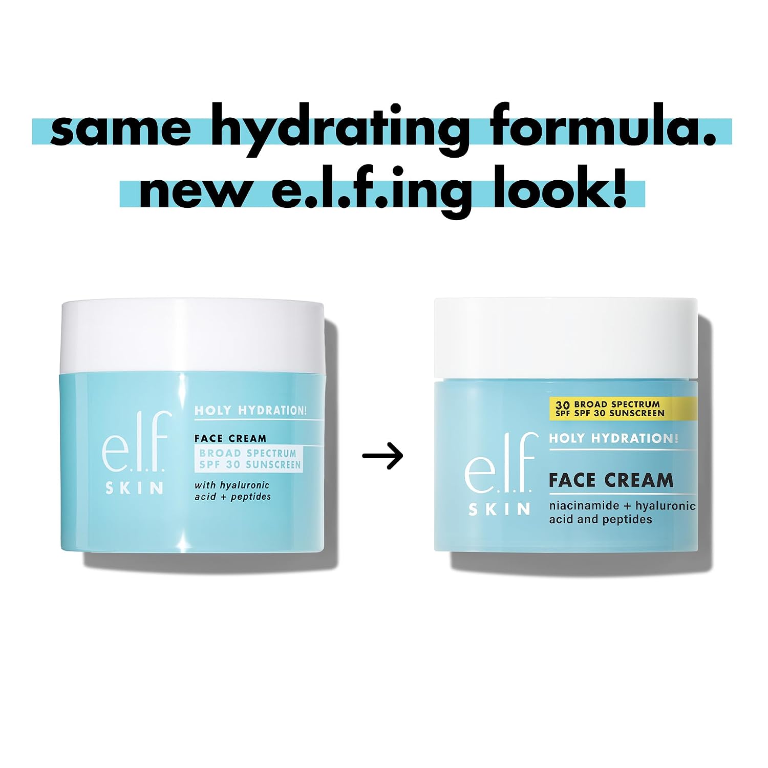 CREMA FACIAL HIDRATANTE E.L.F. SKIN HOLY HYDRATION CON SPF 30, 48 G - 4