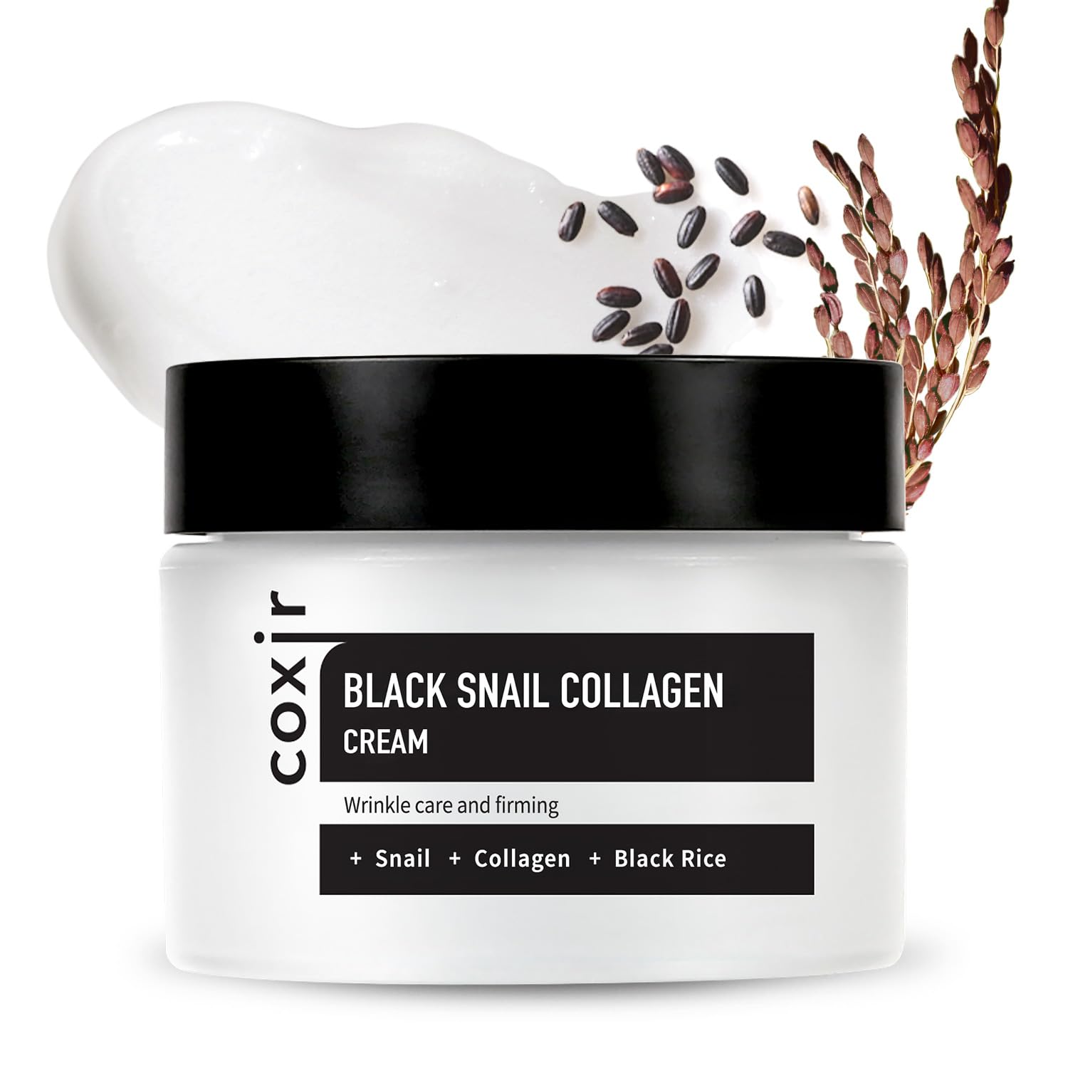 CREMA HIDRATANTE COXIR BLACK SNAIL COLLAGEN CON BABA DE CARACOL 50ML - 1