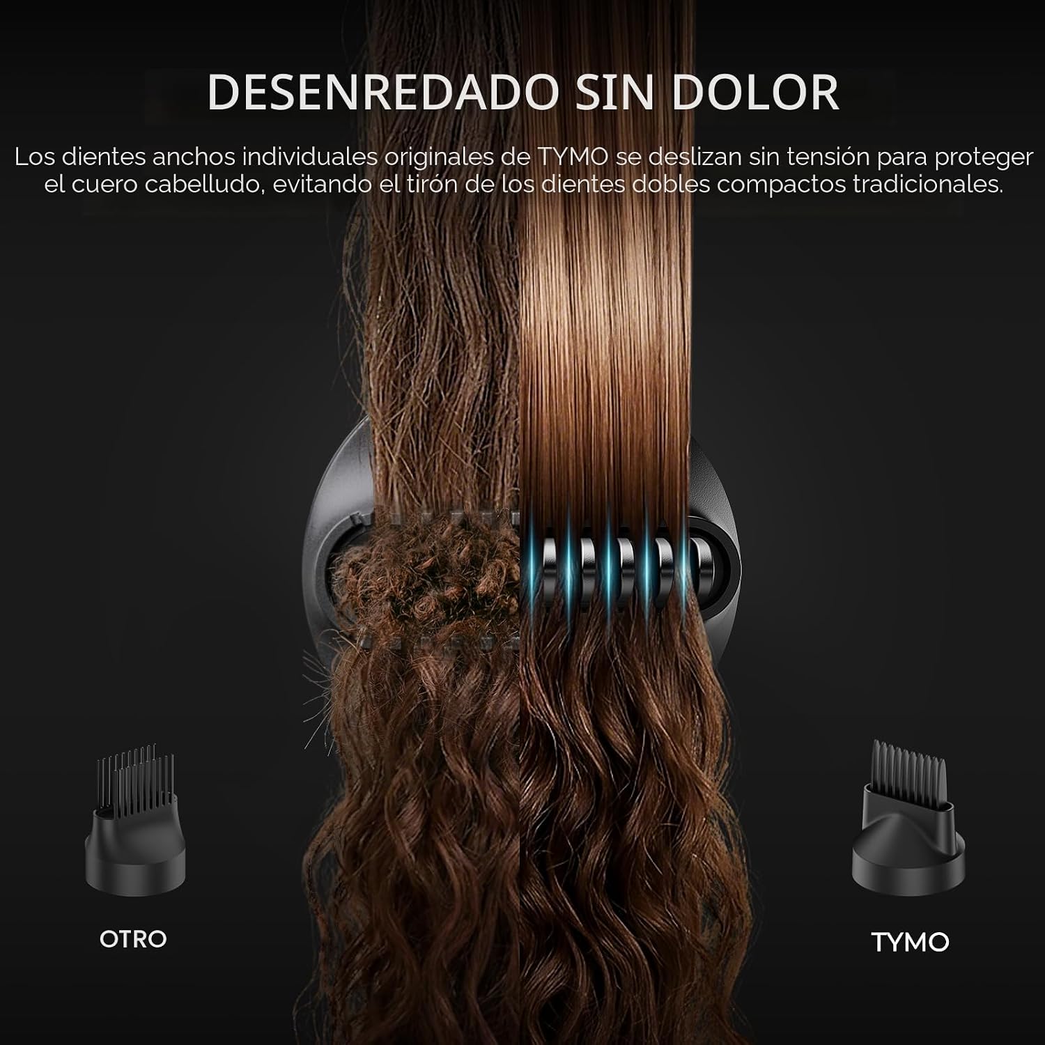 SECADORA DE CABELLO TYMO BLOW DRYER CON PEINE Y DIFUSOR 110,000RPM - 4