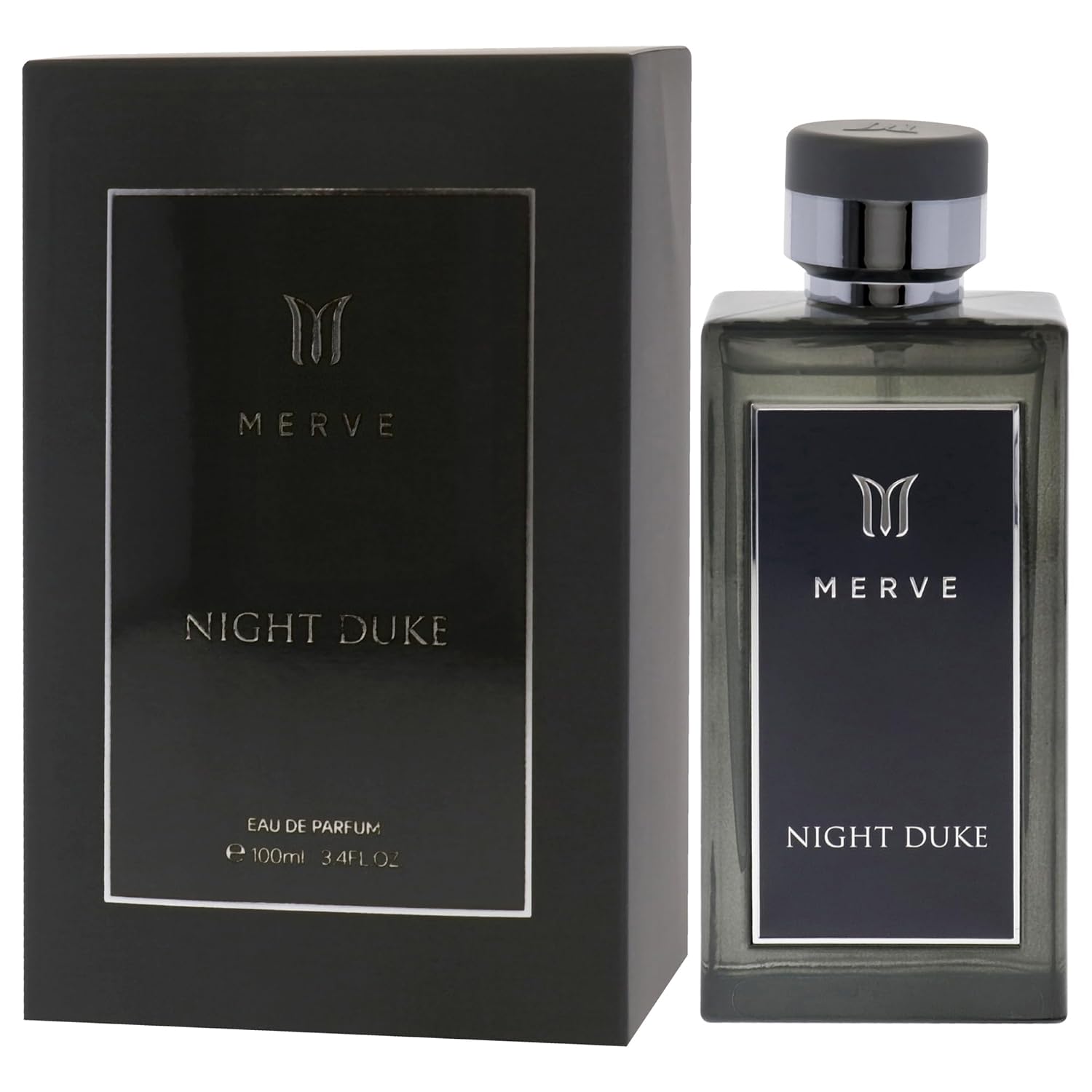 PERFUME MERVE NIGHT DUKE FOR MEN 3.4 OZ EDP SPRAY - 4
