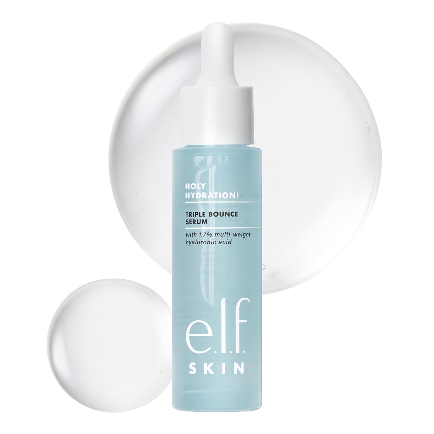 SÉRUM FACIAL E.L.F. SKIN HOLY HYDRATION TRIPLE BOUNCE CON ÁCIDO HIALURÓNICO - 1