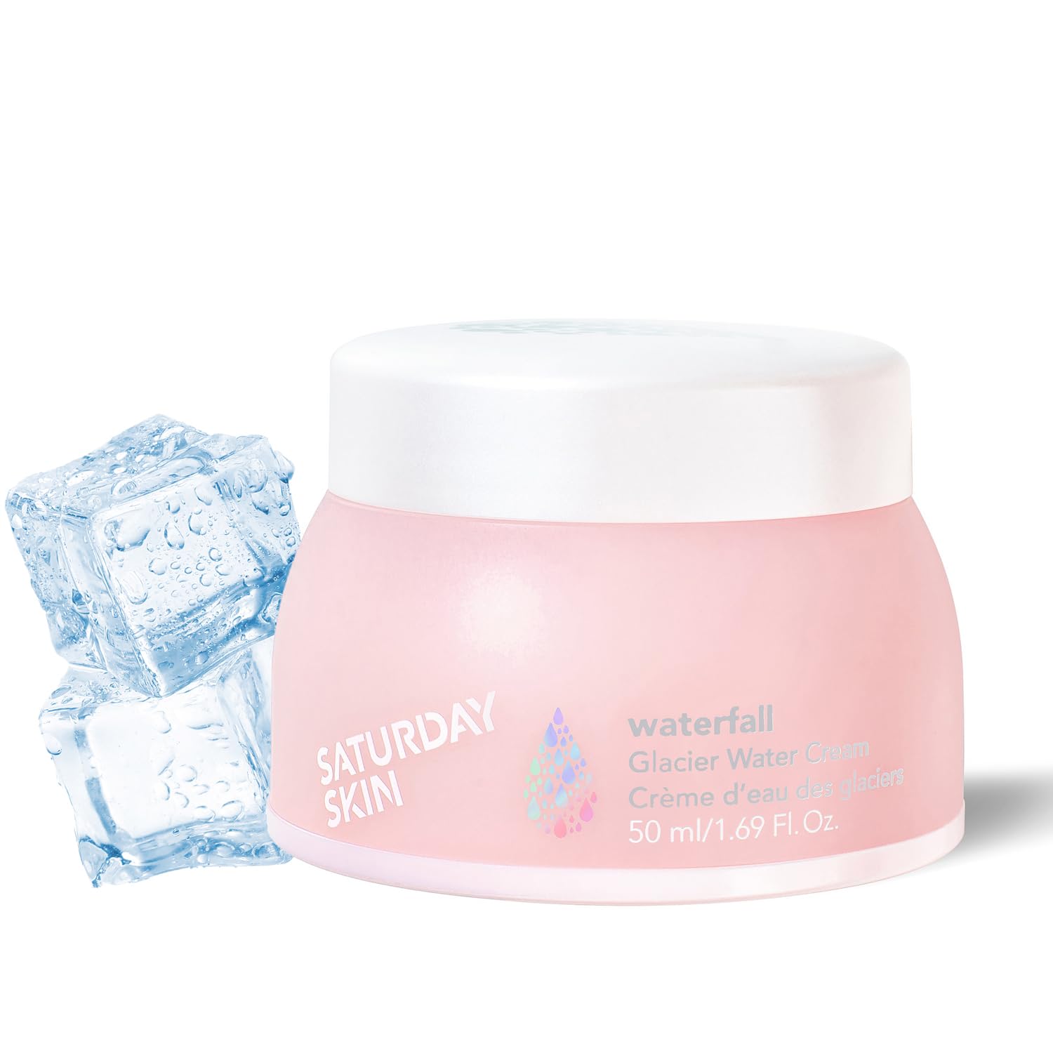 CREMA HIDRATANTE WATERFALL GLACIER WATER SATURDAY SKIN 50ML - 1