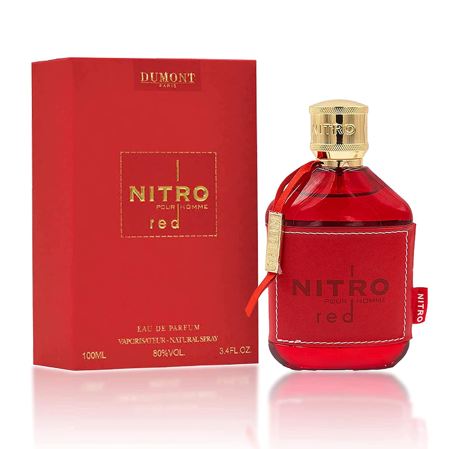 PERFUME DUMONT NITRO RED EAU DE PARFUM 3.4 FL OZ PARA HOMBRE - 1