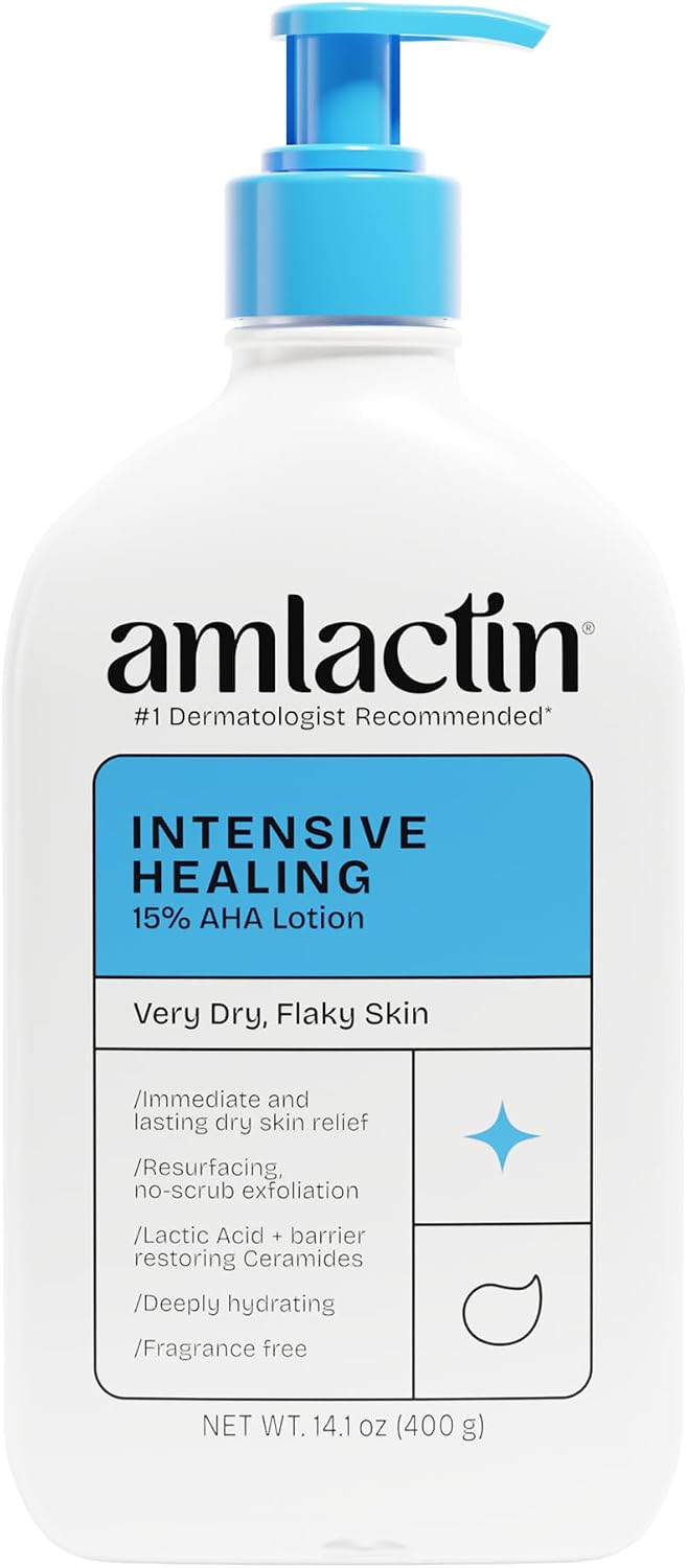 LOCIÓN CORPORAL AMLACTIN INTENSIVE HEALING CON ÁCIDO LÁCTICO 15%, 14.1 OZ - 1