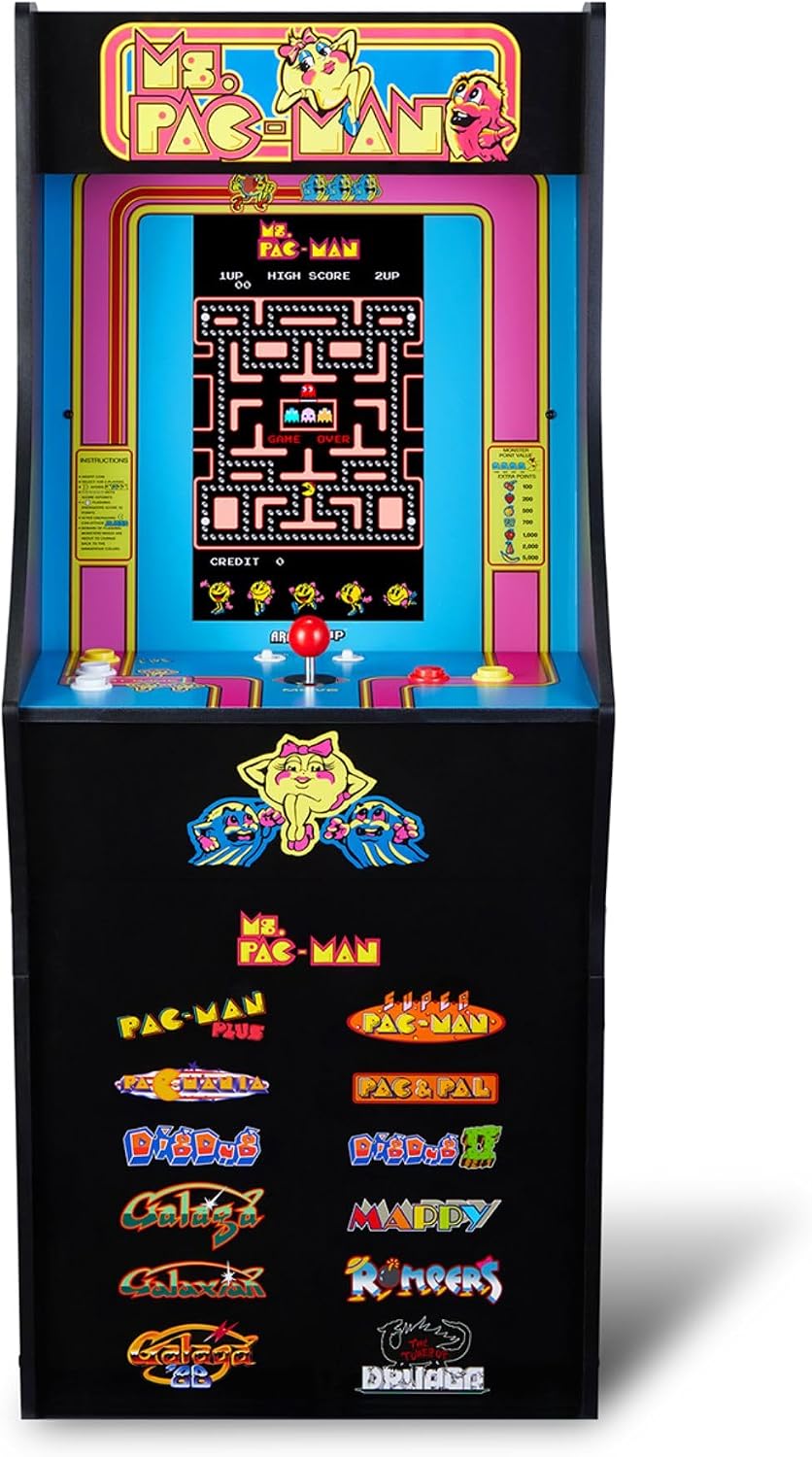 MÁQUINA ARCADE ARCADE1UP MS. PAC-MAN CLASSIC SE CON 13 JUEGOS - 4
