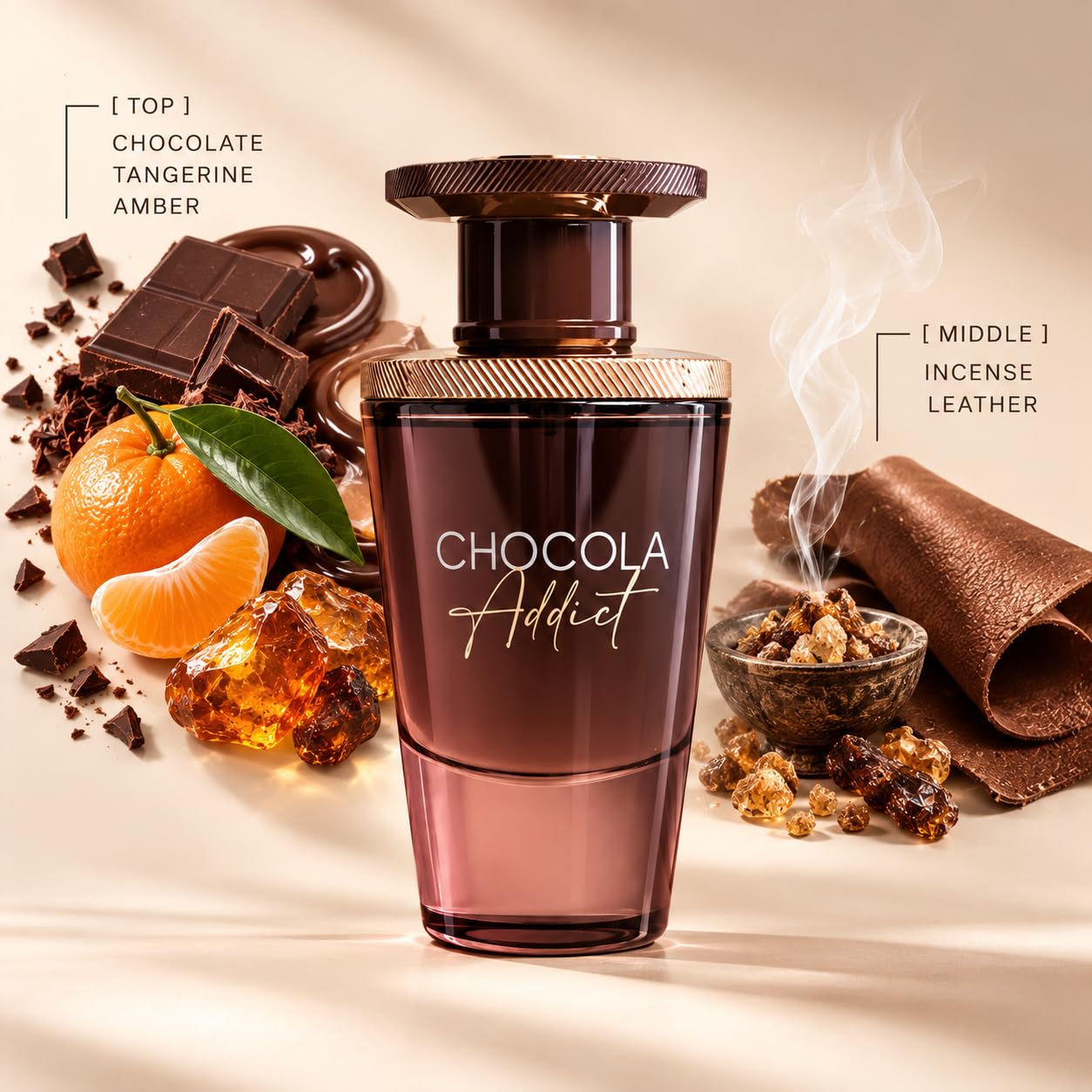 PERFUME CHOCOLA ADDICT EDP 100ML FRENCH AVENUE - 5