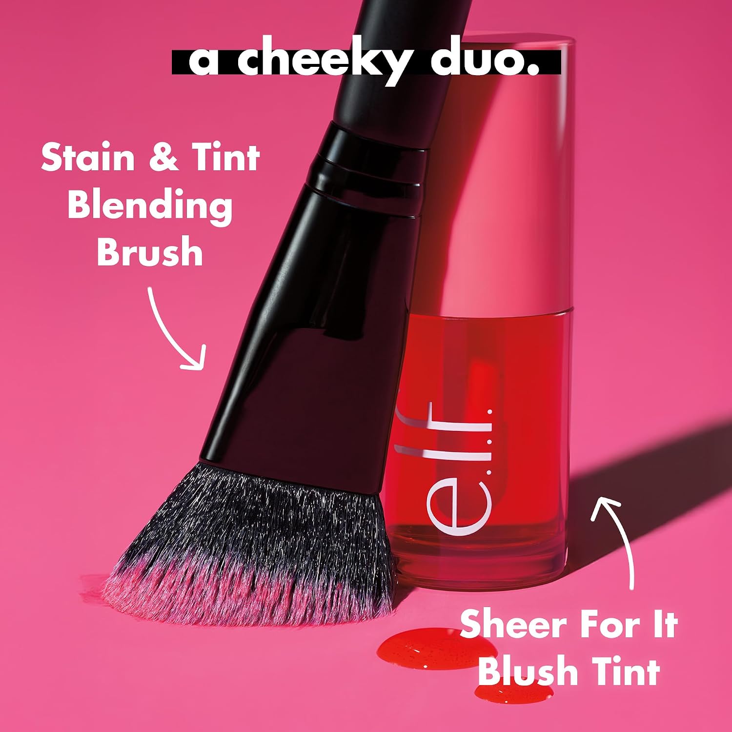 RUBOR Y TINTE LABIAL E.L.F. SHEER FOR IT PINK POSITIVE - 4