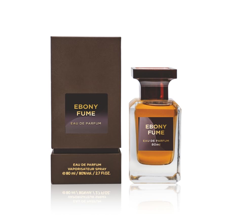 PERFUME FRAGRANCE WORLD EBONY FUME EDP UNISEX 80ML - 1