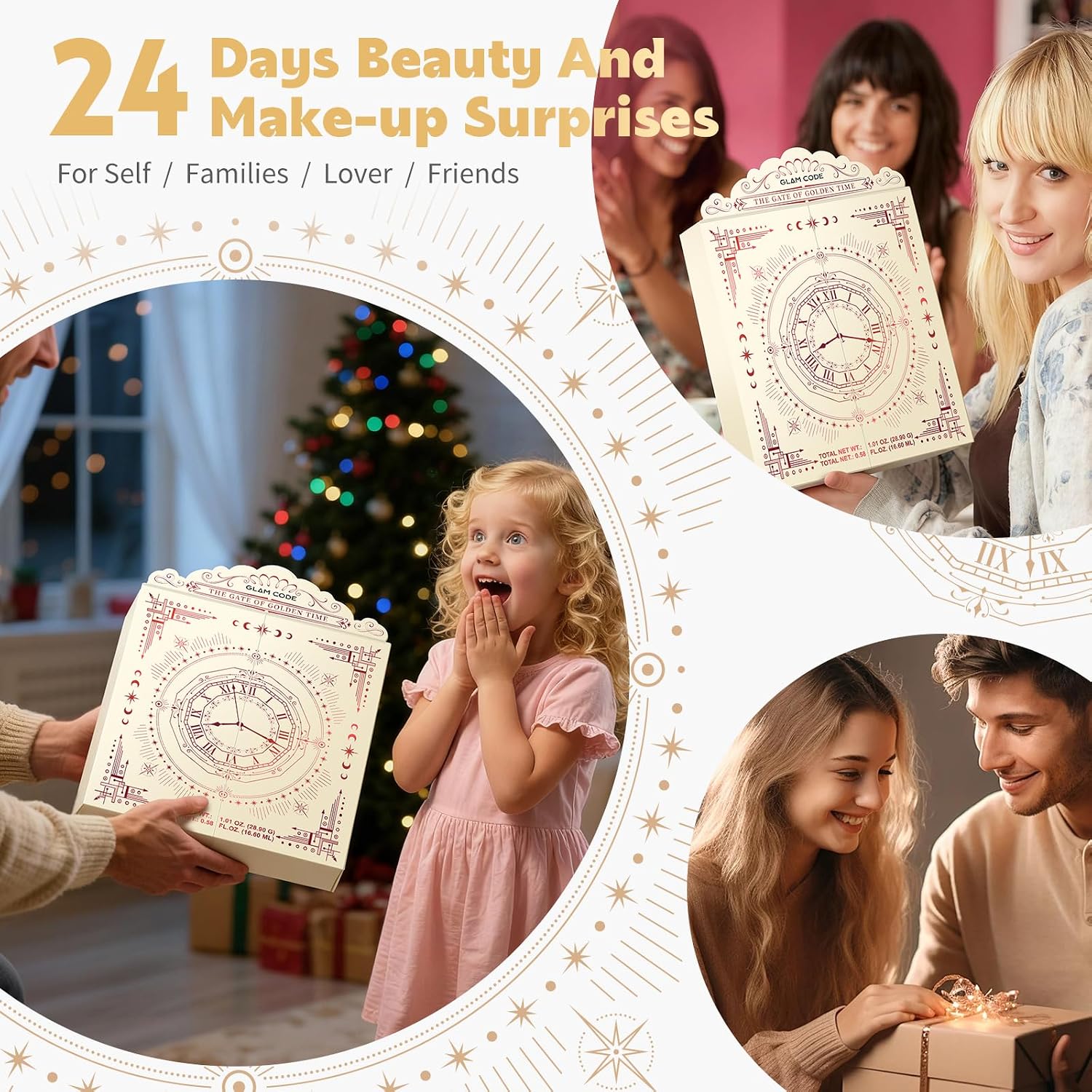 CALENDARIO DE ADVIENTO GLAM CODE 24 DÍAS SET DE MAQUILLAJE - 3