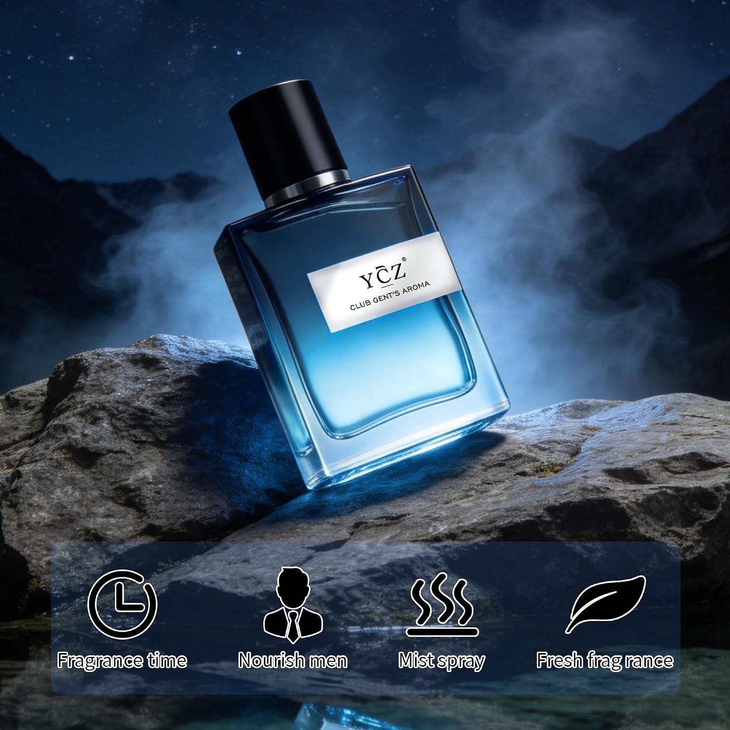 PERFUME YCZ CLUB GENTLEMAN'S AROMA EAU DE PARFUM PARA HOMBRE 1.7 FL OZ - 4