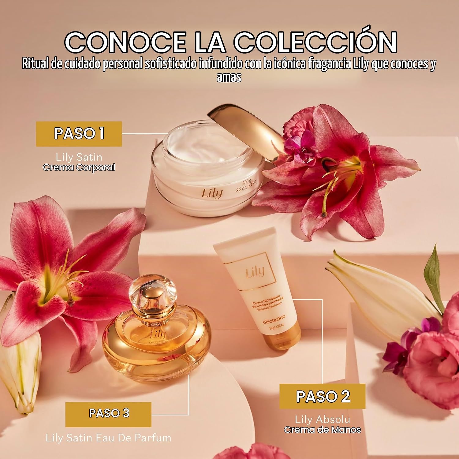 CREMA CORPORAL HIDRATANTE O BOTICÁRIO LILY CLASSIC 250G - 5
