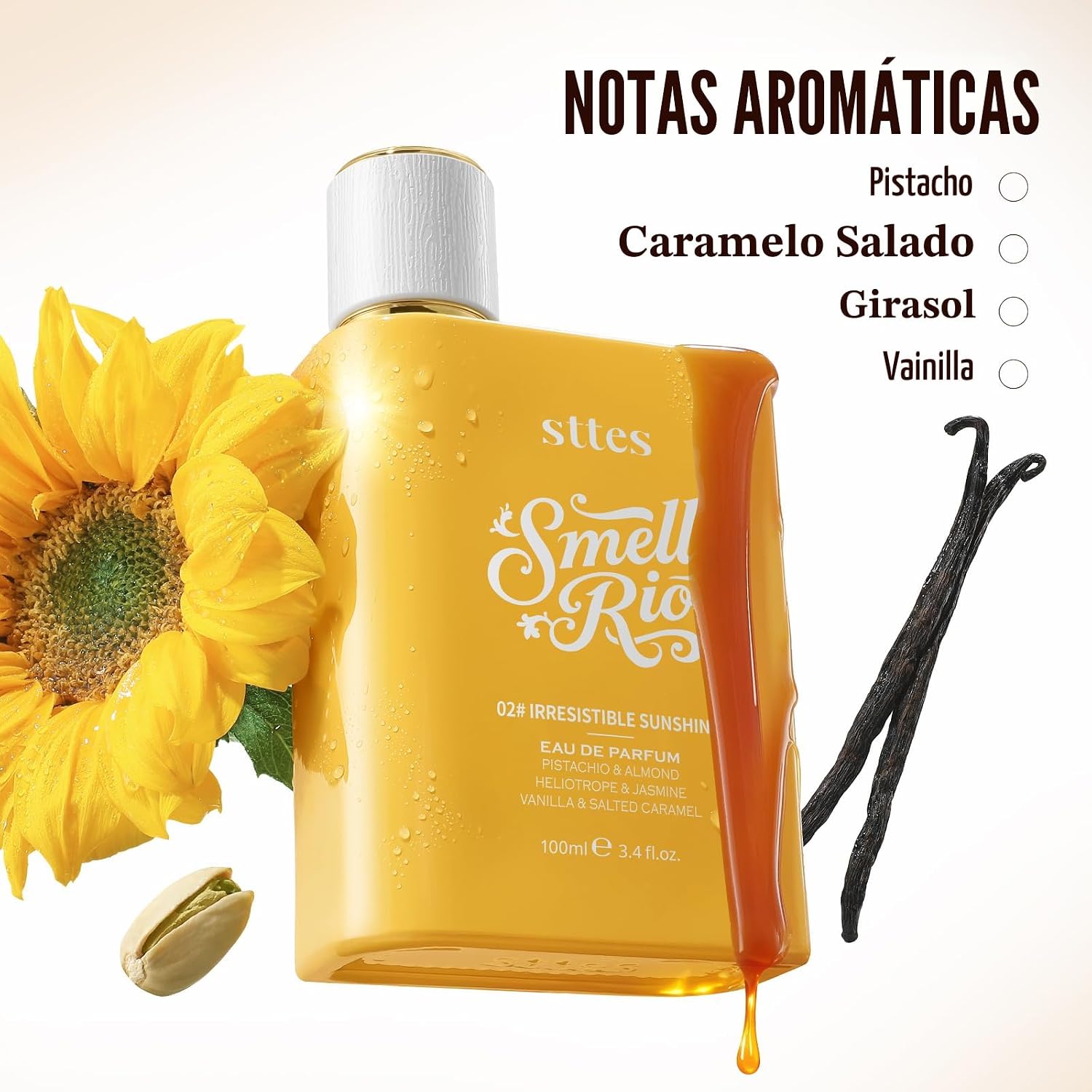 PERFUME STTES #02 IRRESISTIBLE SUNSHINE EAU DE PARFUM 100 ML PARA MUJER - 3