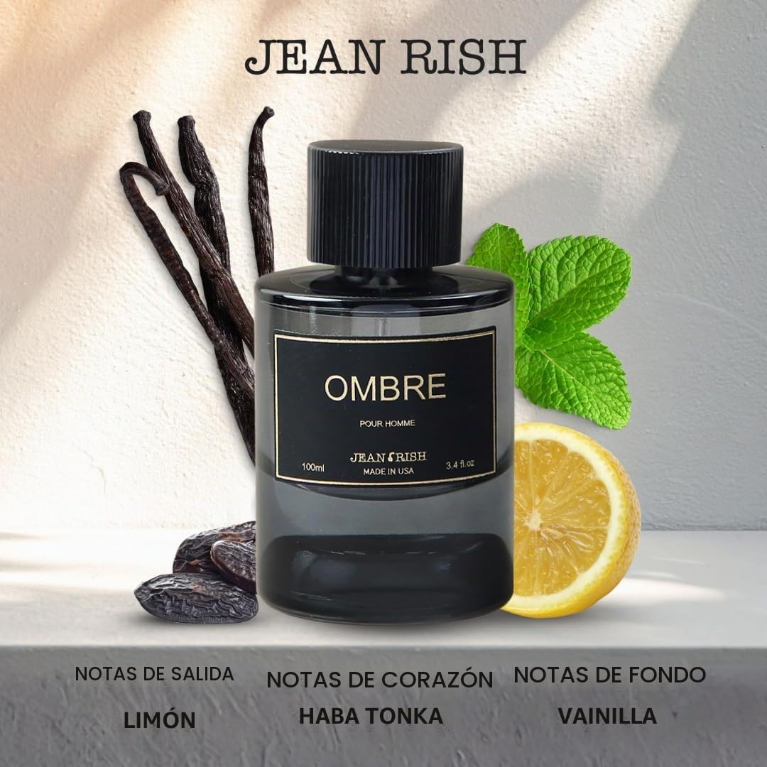 PERFUME JEAN RISH OMBRE EAU DE PARFUM PARA HOMBRE 100ML - 2