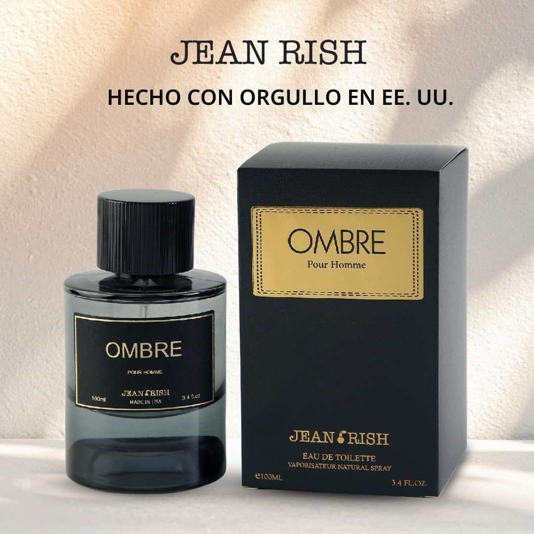 PERFUME JEAN RISH OMBRE EAU DE PARFUM PARA HOMBRE 100ML - 3