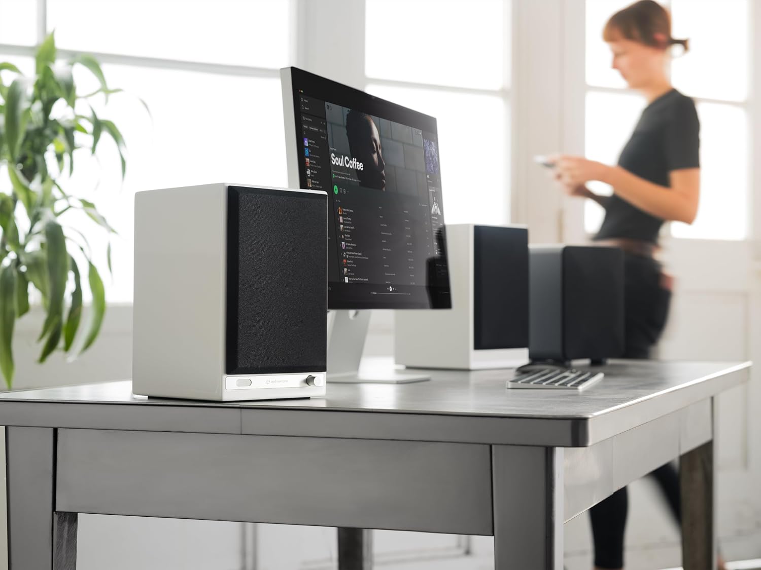 PARLANTE AUDIOENGINE HD5 POWERED BOOKSHELF BLUETOOTH 150W - 4