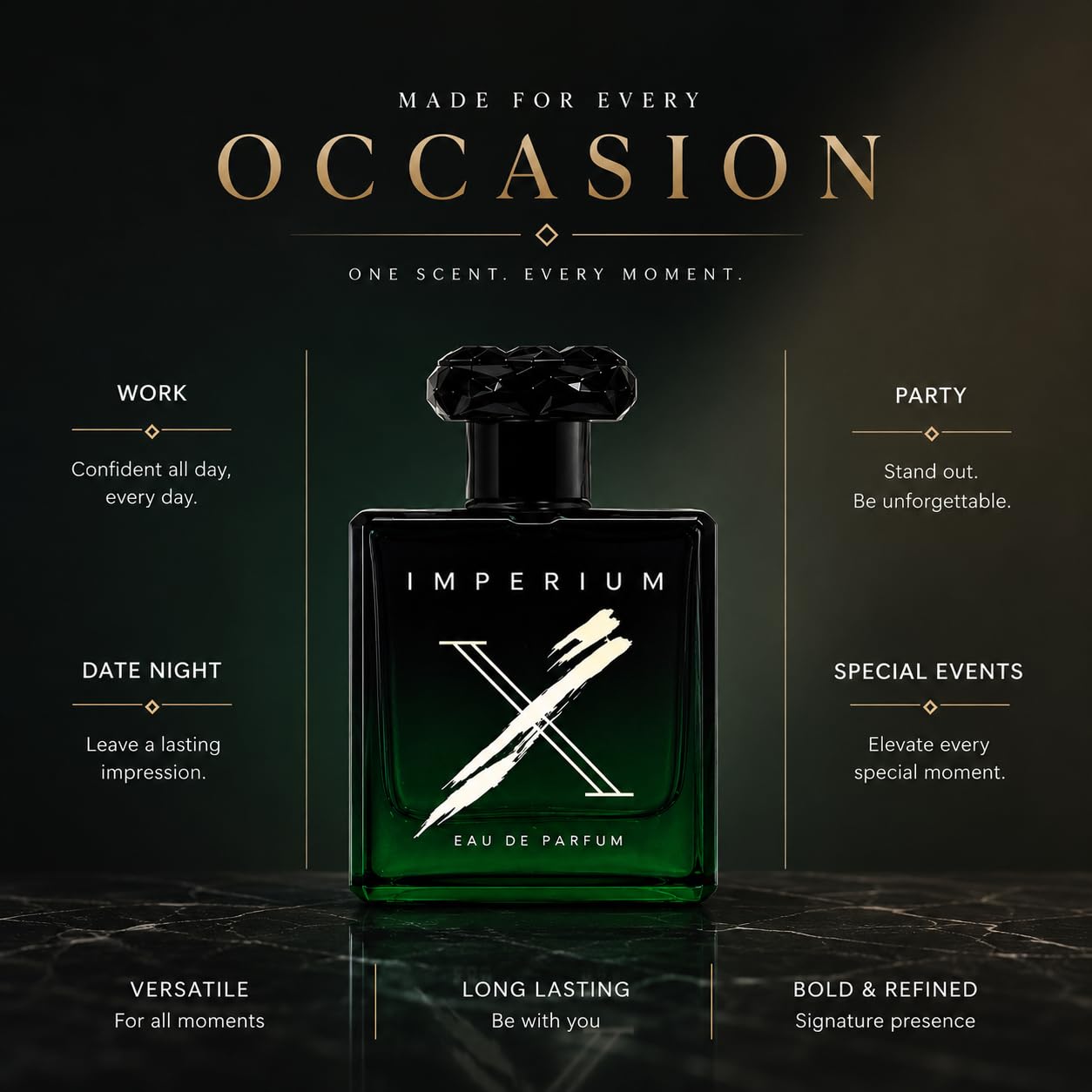 PERFUME FRAGRANCE WORLD IMPERIUM X EDP UNISEX 100ML - 3