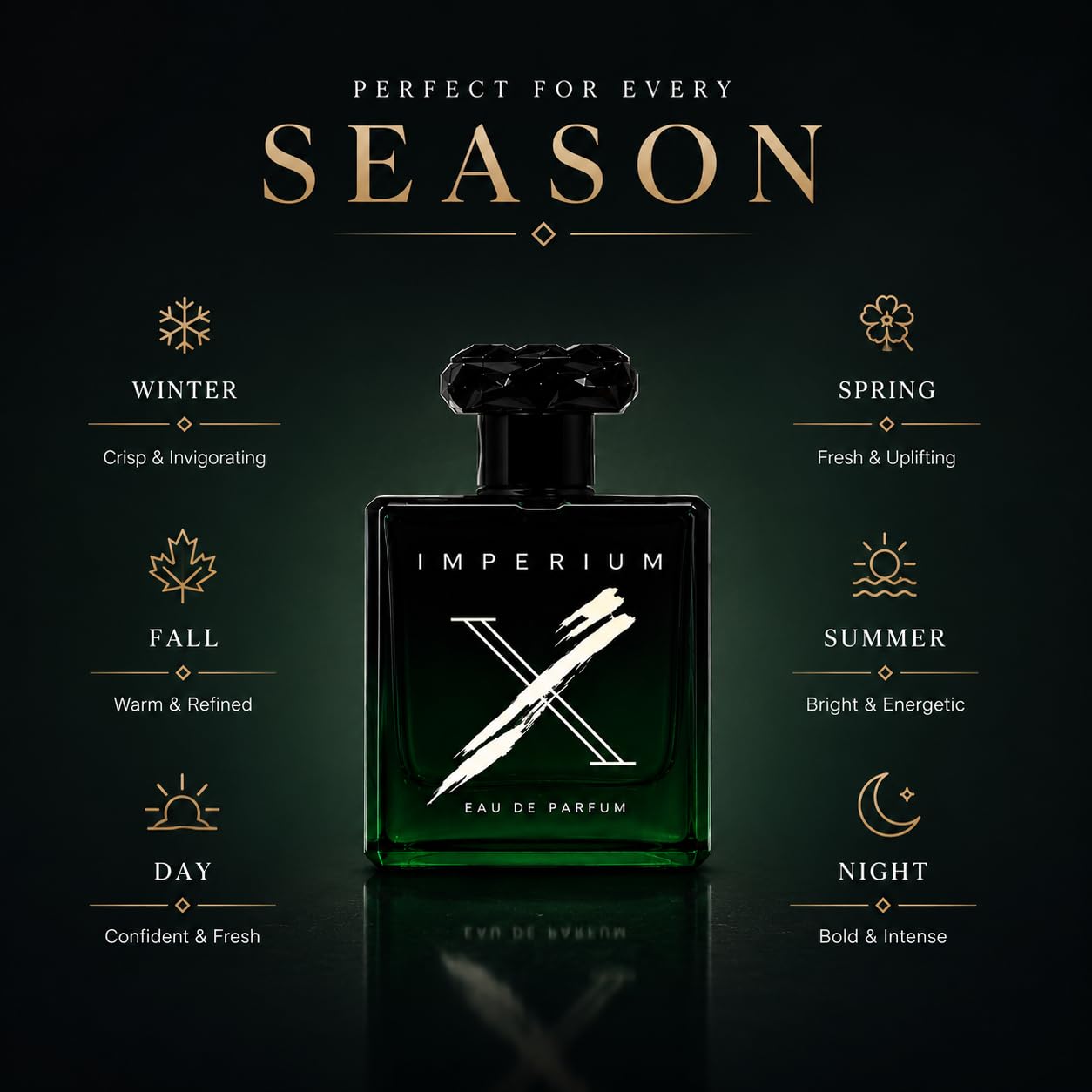 PERFUME FRAGRANCE WORLD IMPERIUM X EDP UNISEX 100ML - 4