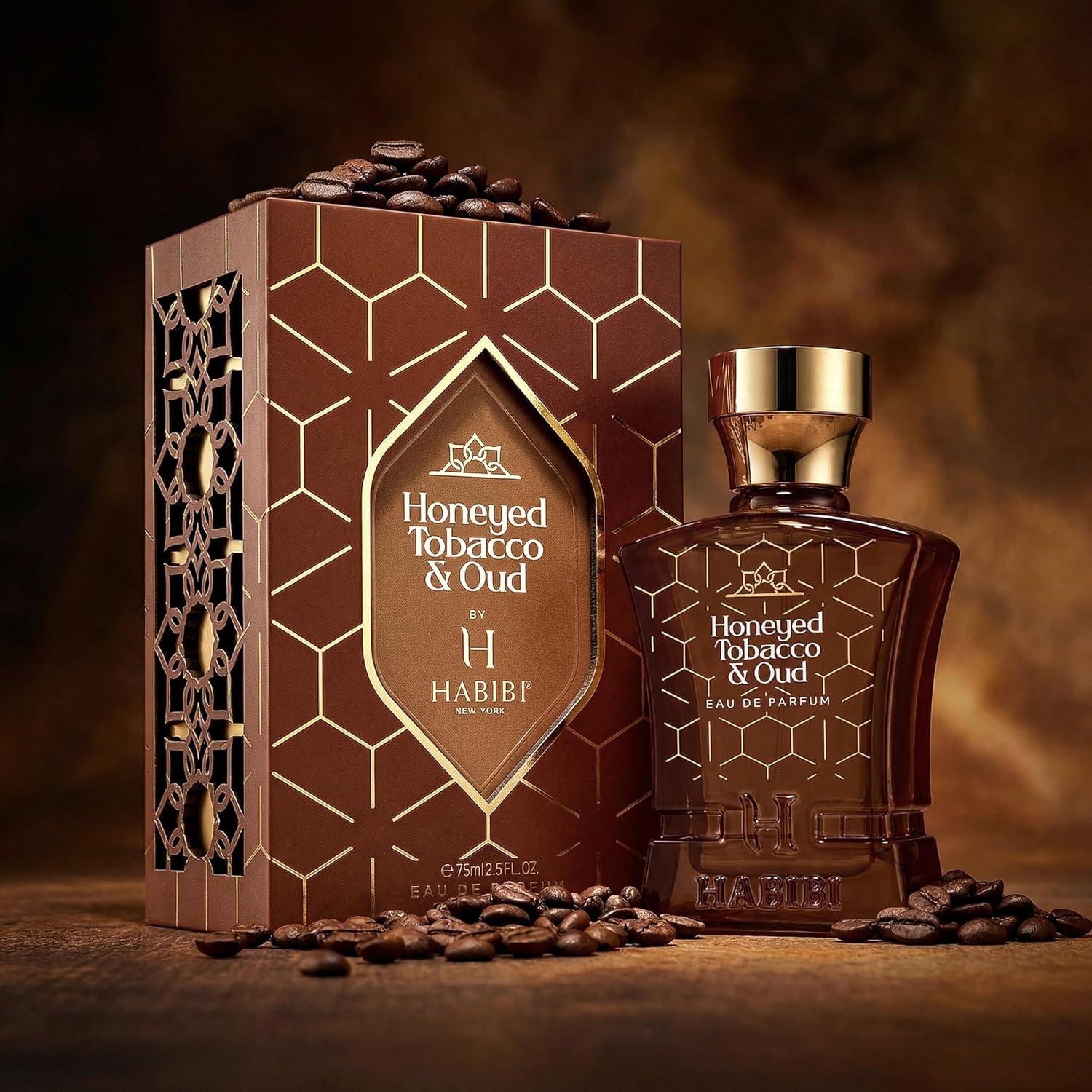 PERFUME H HABIBI HONEYED TOBACCO Y OUD EAU DE PARFUM 75 ML - 4