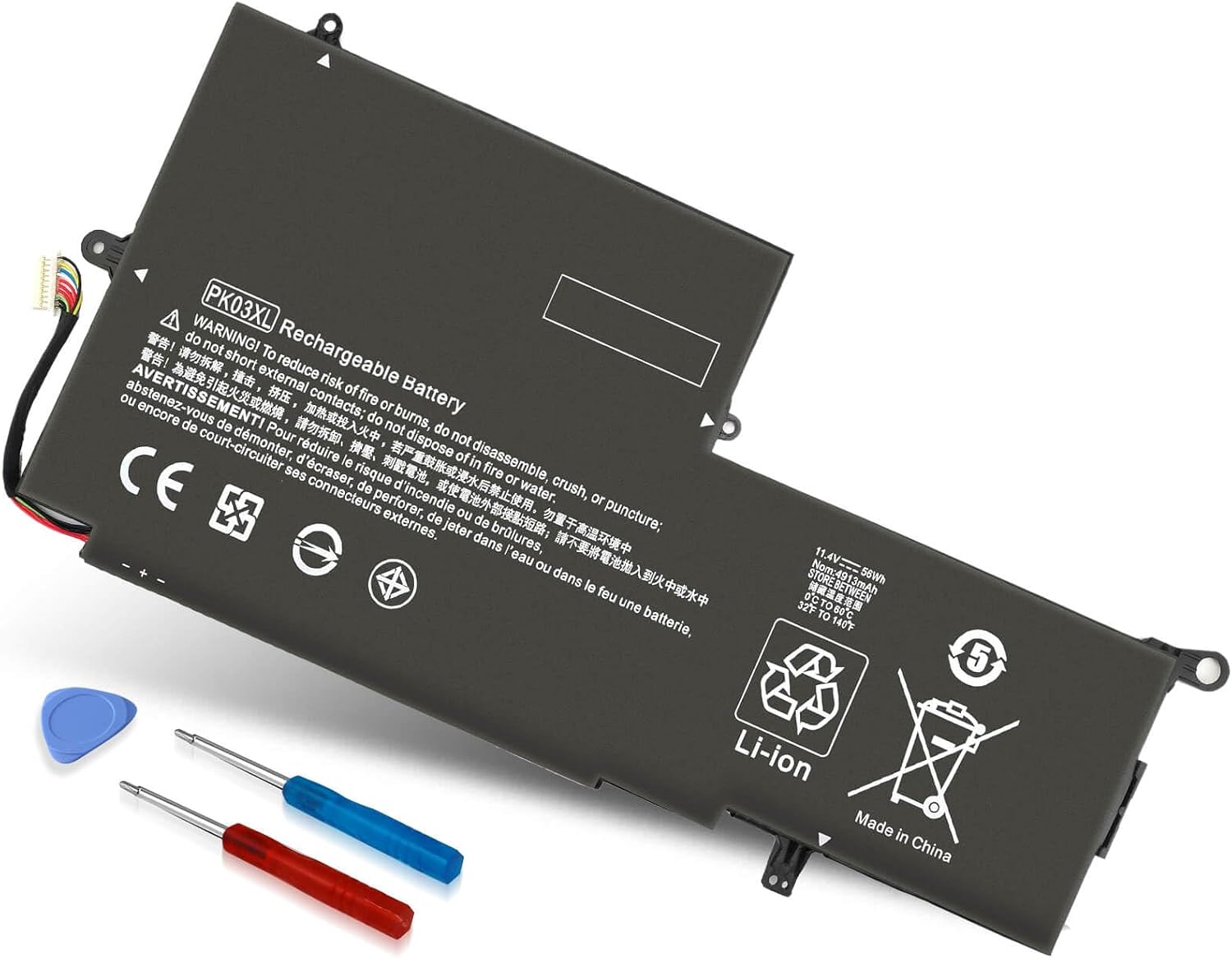 BATERÍA PK03XL 56WH PARA HP SPECTRE X360 13-4000 SERIES - 1