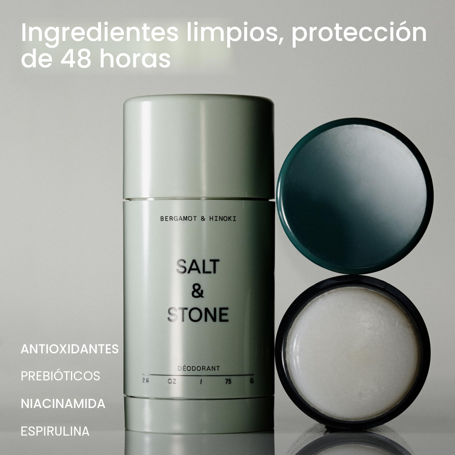 DESODORANTE SALT Y STONE SIN ALUMINIO SET TRÍO 2.6 OZ - 2