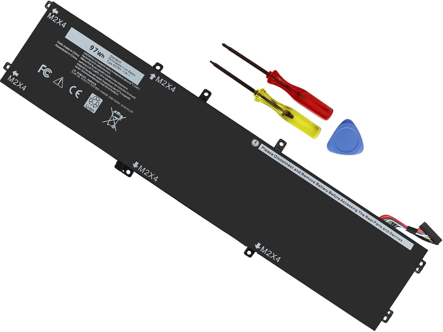 BATERÍA 97WH 6GTPY PARA DELL XPS 15 9560 9570 7590 Y PRECISION 5510 5520 - 1
