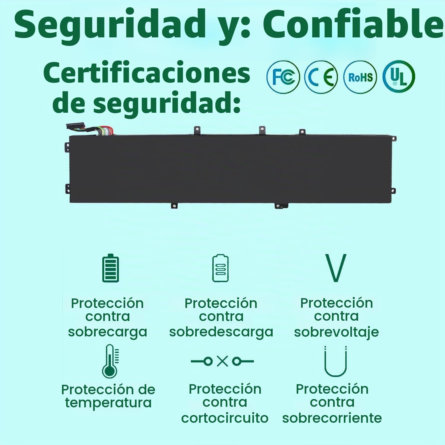 BATERÍA 97WH 6GTPY PARA DELL XPS 15 9560 9570 7590 Y PRECISION 5510 5520 - 3