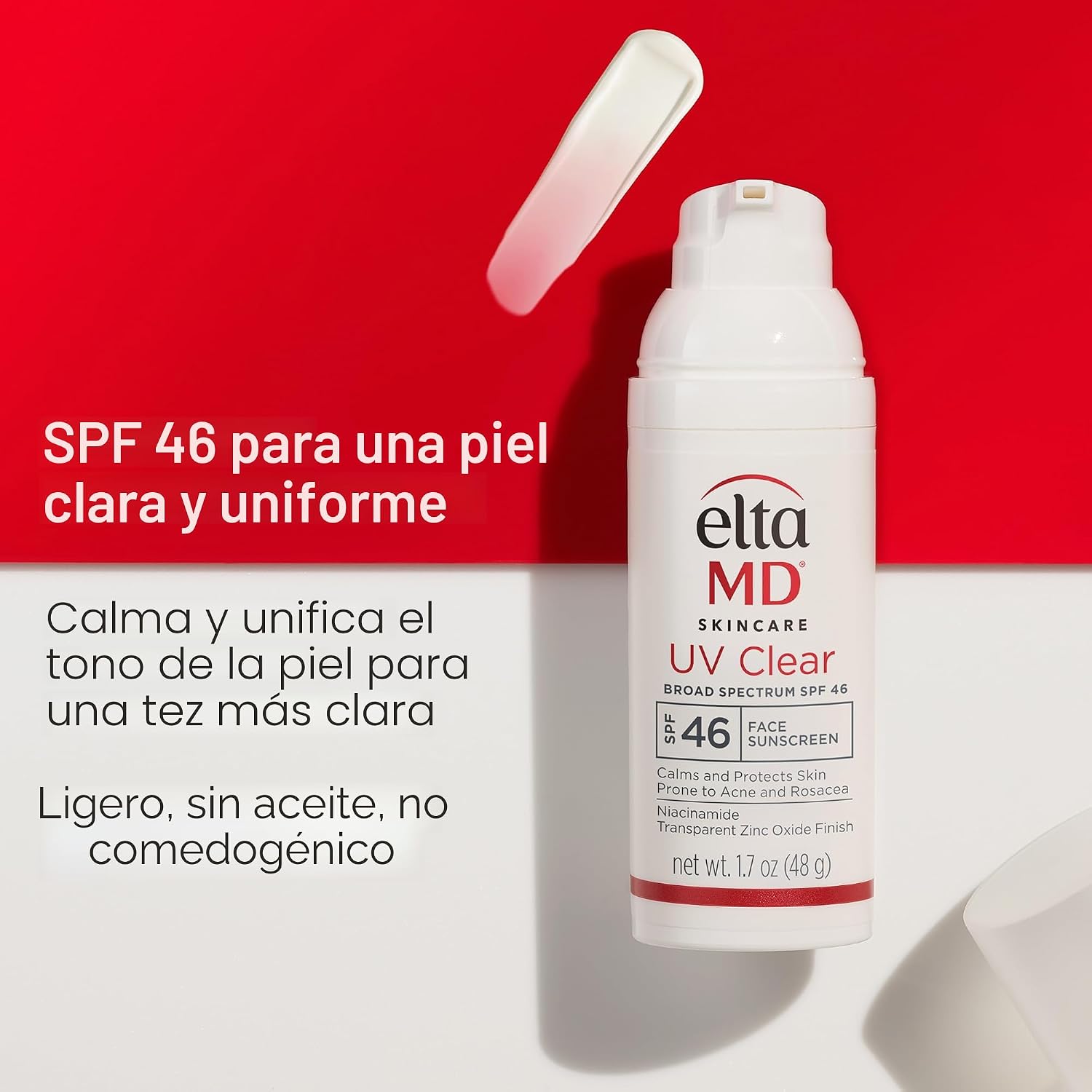 PROTECTOR SOLAR ELTAMD UV CLEAR FACIAL SPF 50 OIL-FREE PARA PIEL PROPENSA AL ACNÉ - 2
