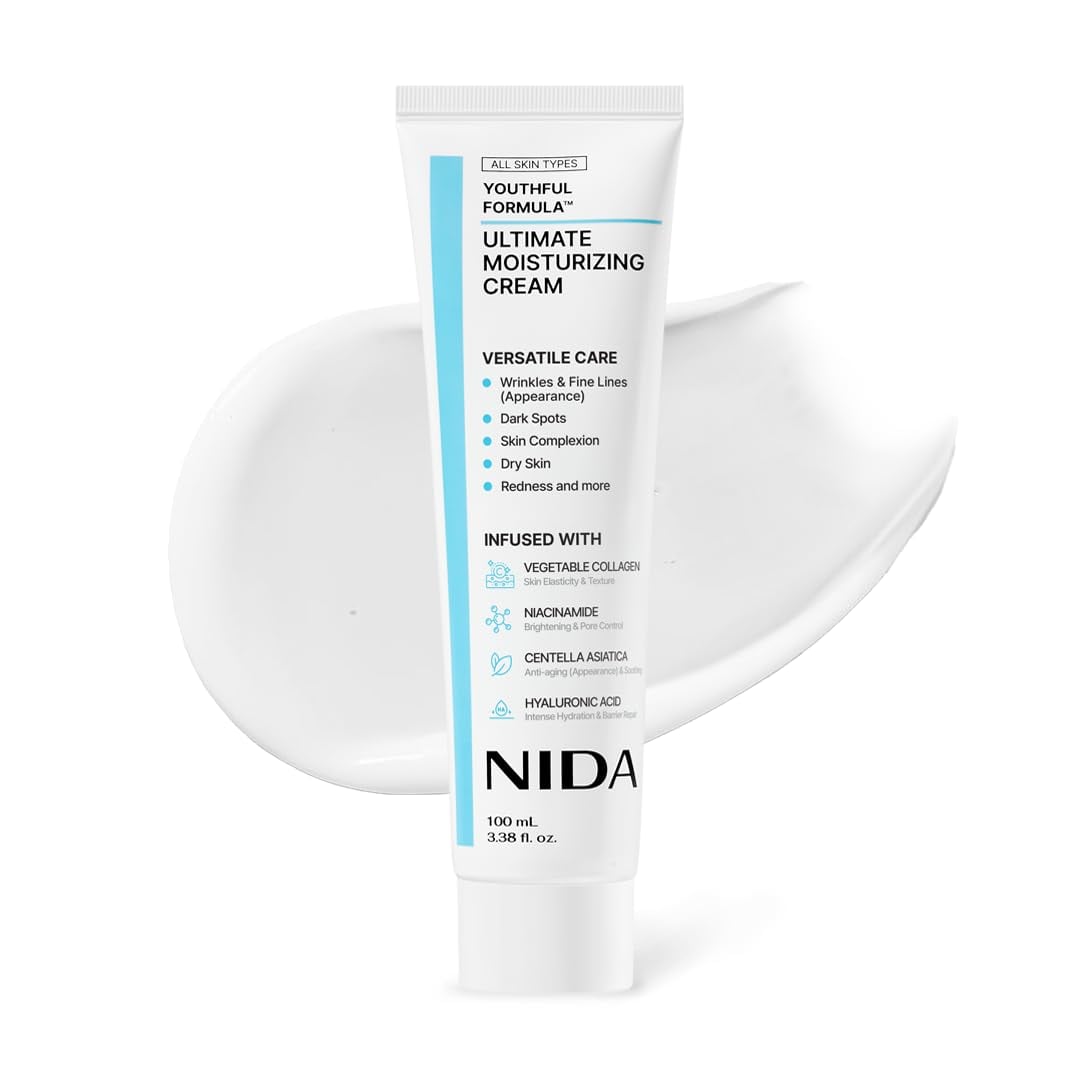 CREMA HIDRATANTE NIDA YOUTHFUL FORMULA CON CENTELLA ASIÁTICA, NIACINAMIDA Y ÁCIDO HIALURÓNICO 100ML - 1