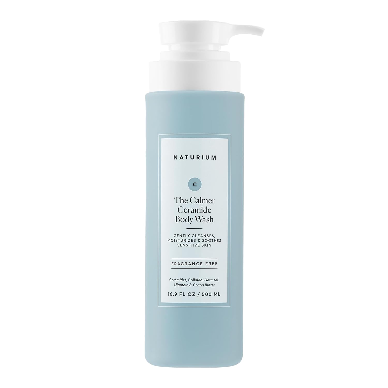 GEL DE DUCHA NATURIUM THE CALMER CERAMIDE SIN FRAGANCIA 16.9 OZ - 1