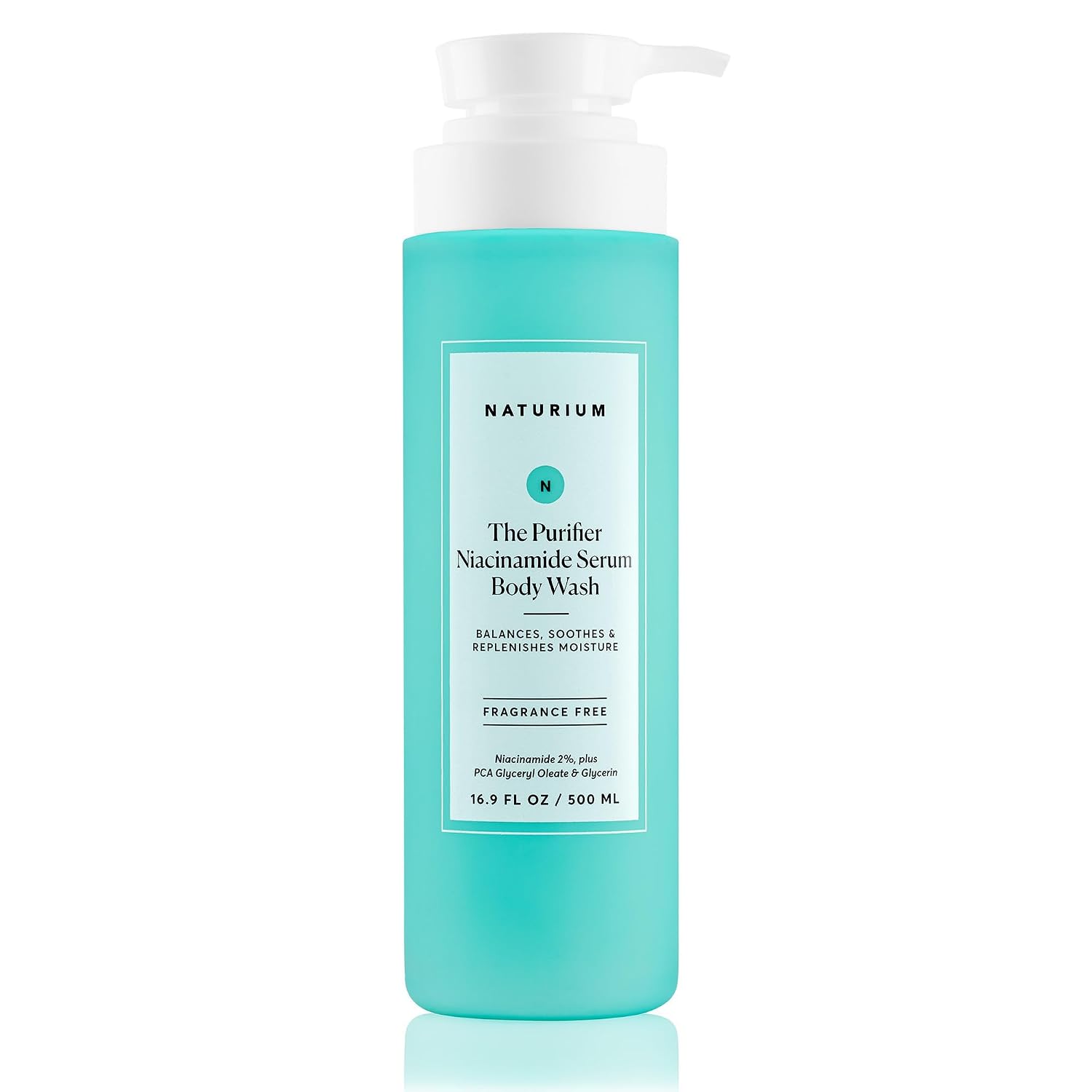 GEL DE DUCHA NATURIUM THE PURIFIER CON NIACINAMIDA 16.9 OZ - 1