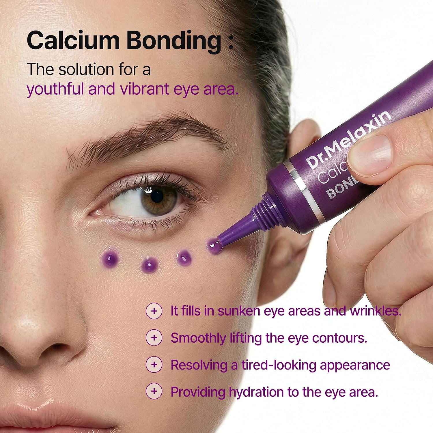 CREMA PARA CONTORNO DE OJOS DR.MELAXIN CALCIUM BONDING CON PÉPTIDOS, 15ML - 3