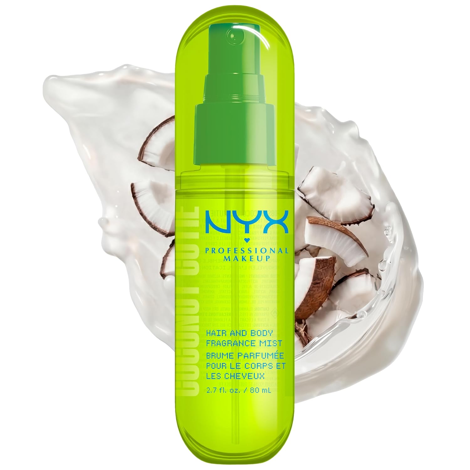 NYX PROFESSIONAL MAKEUP FAT OIL FRAGRANCE MIST COCONUT CUTIE 2.7 FL OZ - 1