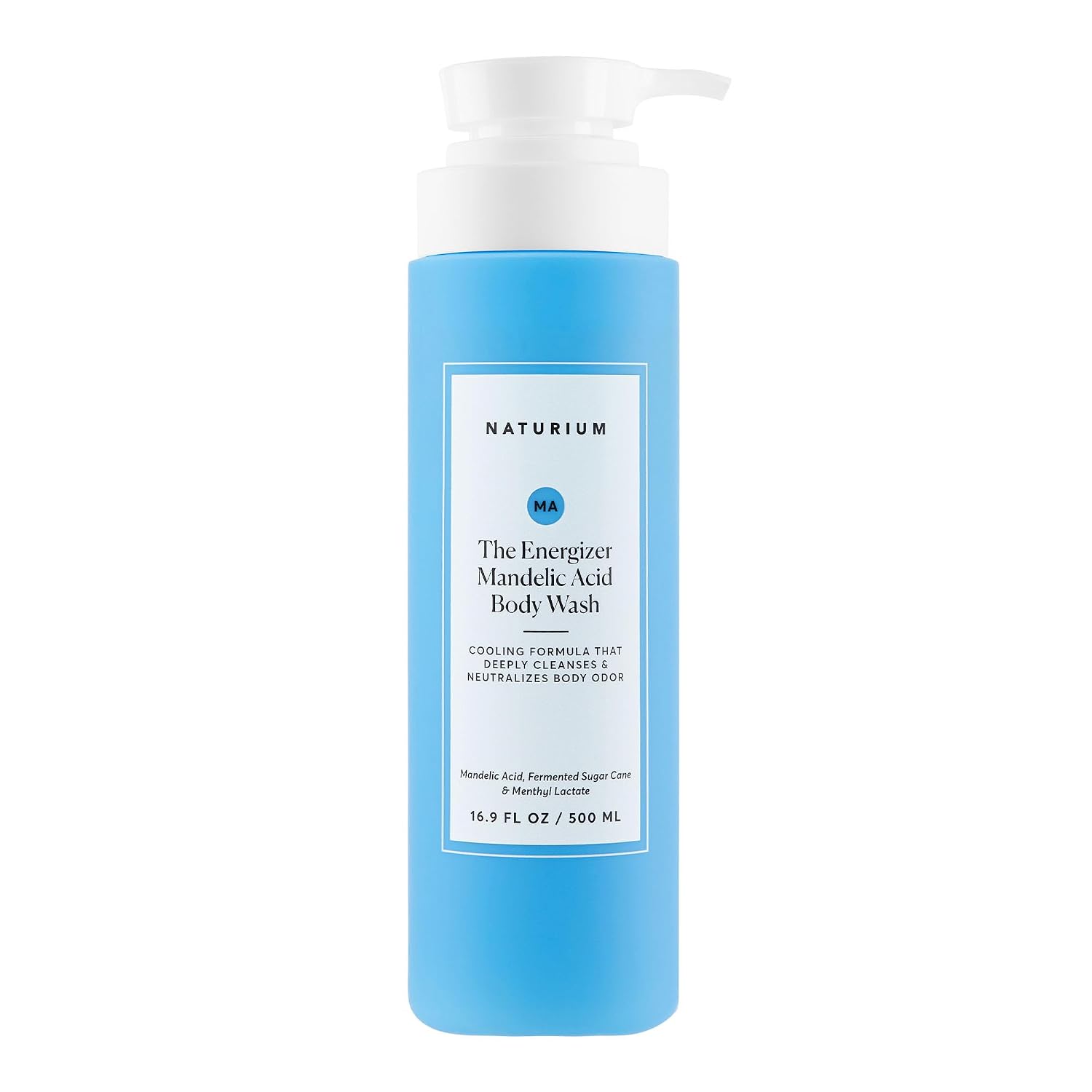 GEL DE DUCHA NATURIUM MANDELIC ACID CON CAÑA DE AZÚCAR FERMENTADA 16.9 FL OZ - 1